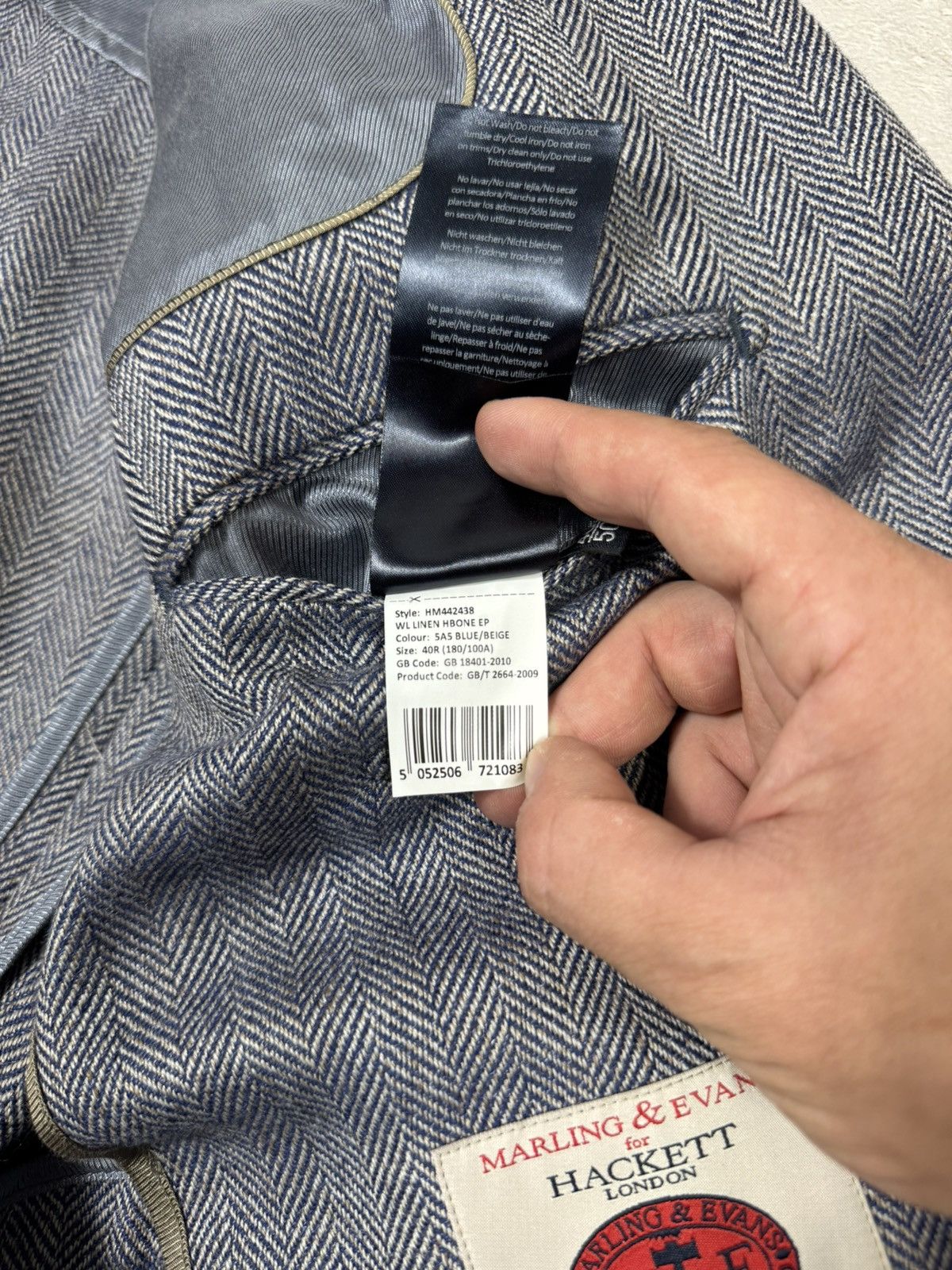 Hackett Vintage Hackett Men's Blazer Size 40R - 17 Thumbnail