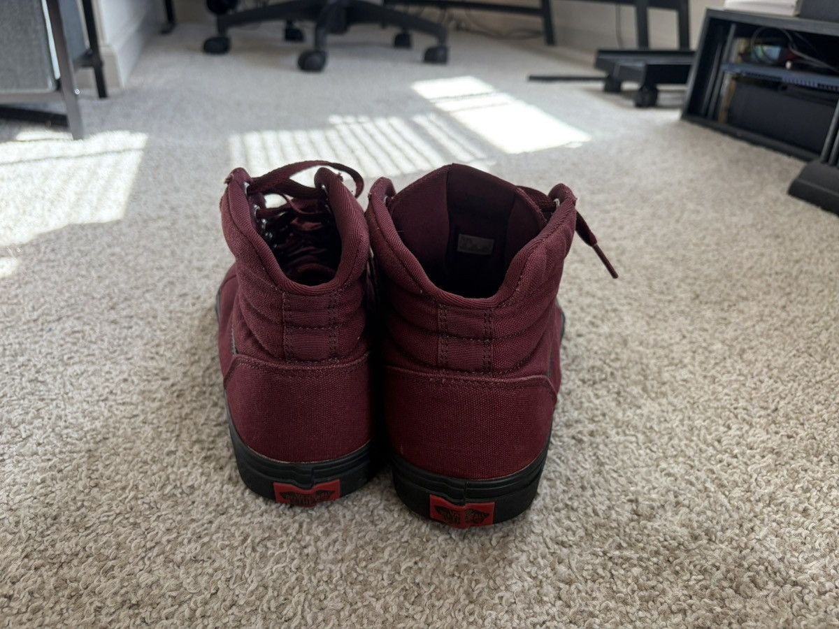 Vans Vans Maroon High Top Sneakers Size US 10 / EU 43 - 4 Thumbnail
