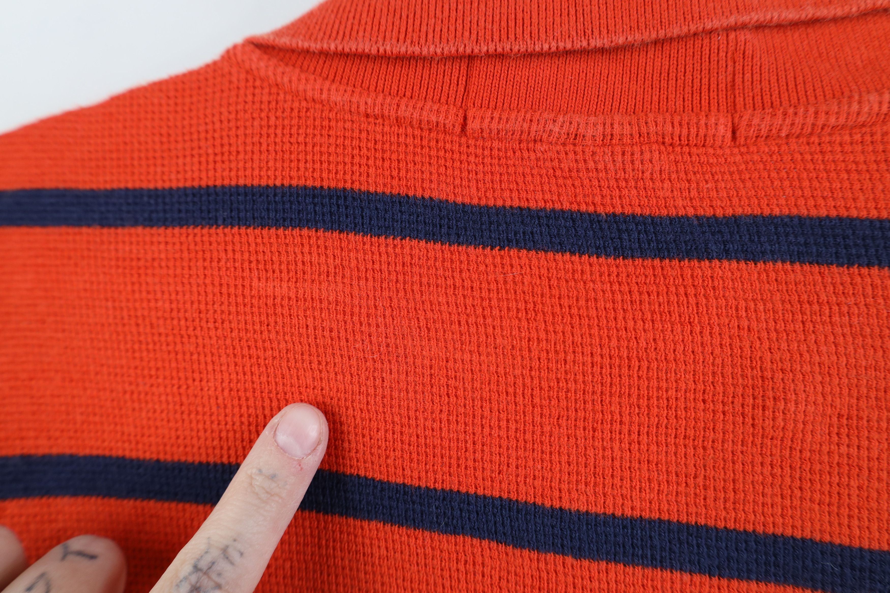 Ralph Lauren Vintage 90s Ralph Lauren Thermal Knit Golf Polo Shirt Size US XL / EU 56 / 4 - 9 Thumbnail