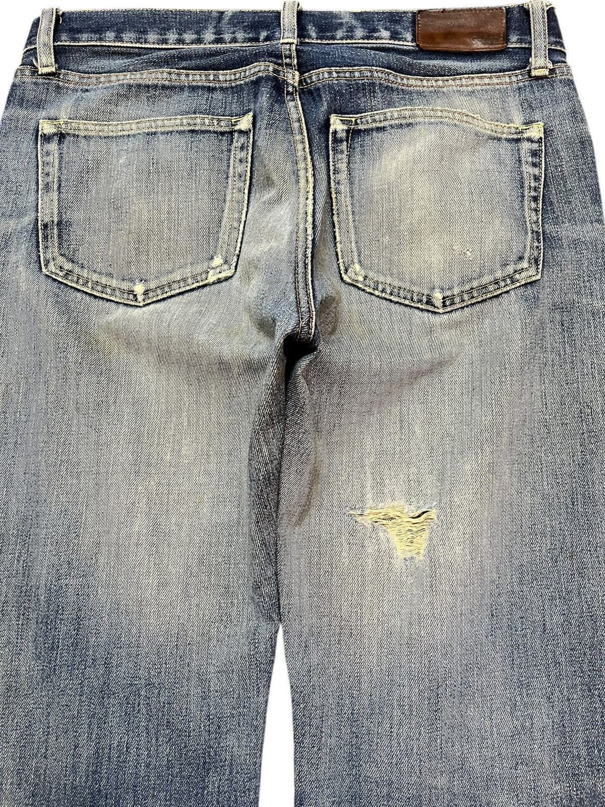Uniqlo Vintage Uniqlo S-002 Faded Scratch Denim Size US 33 - 6 Thumbnail
