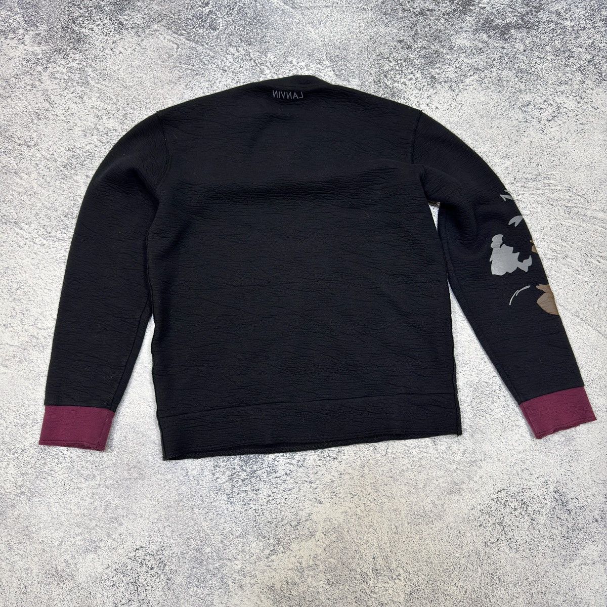 Lanvin Lanvin Mens Black Sweatshirt M size Size US M / EU 48-50 / 2 - 10 Thumbnail