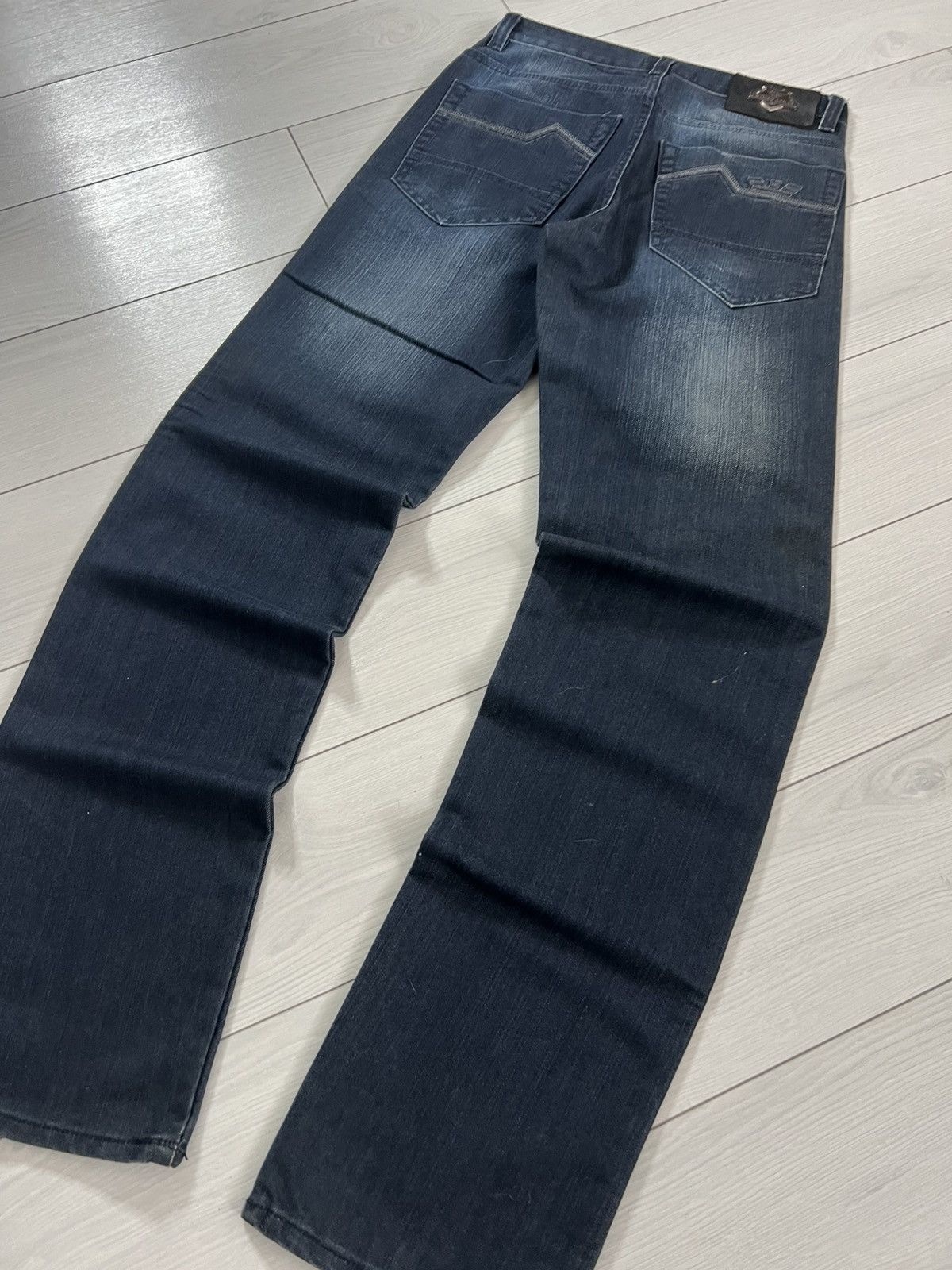 Vintage Rare Flared Kapital Vibe! Distressed Crazy Y2k Jeans Vintage Size US 31 - 4 Thumbnail