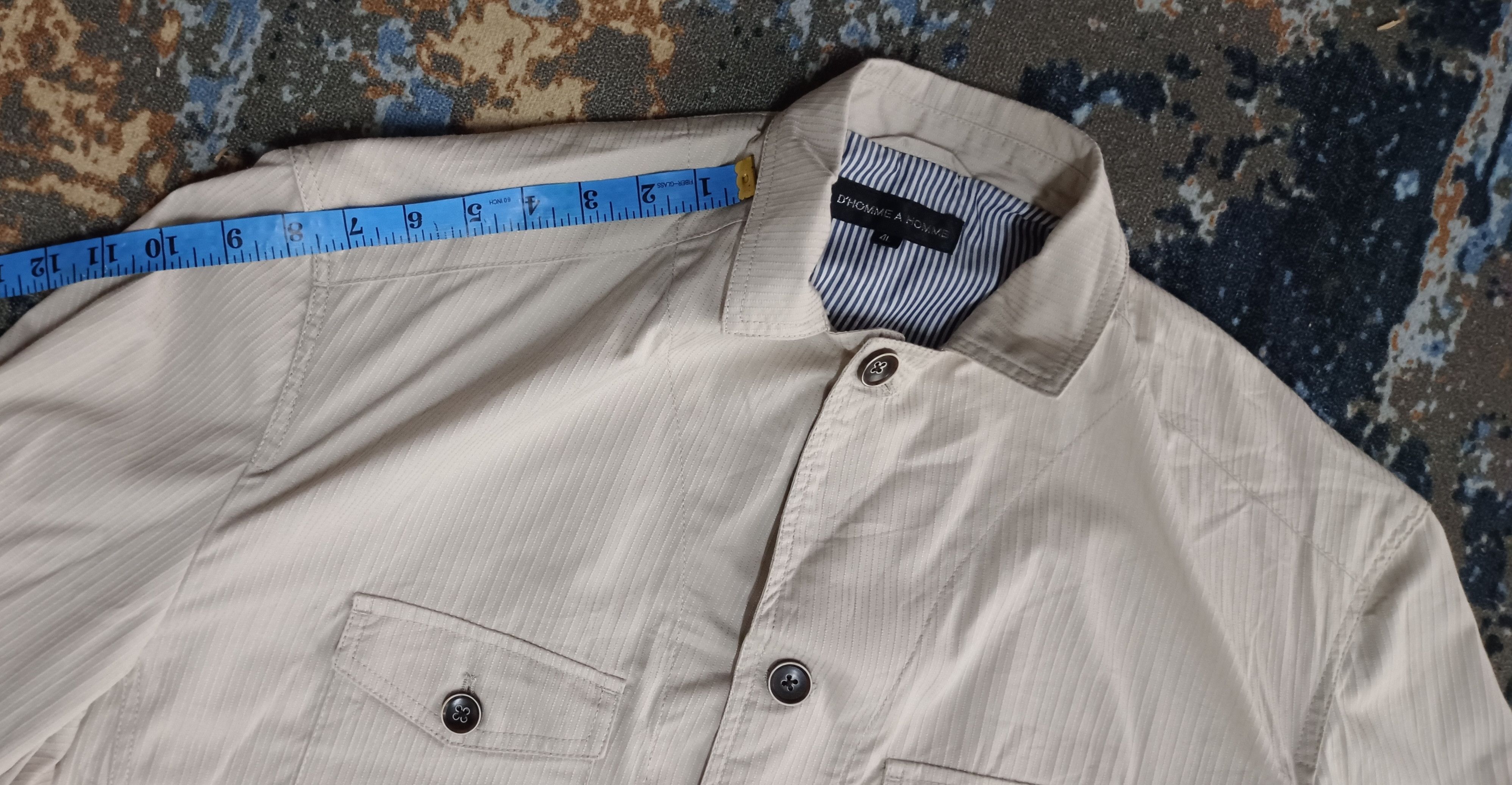 Japanese Brand D Homme A Homme Work Wear Button Up Size US XXL / EU 58 / 5 - 10 Thumbnail