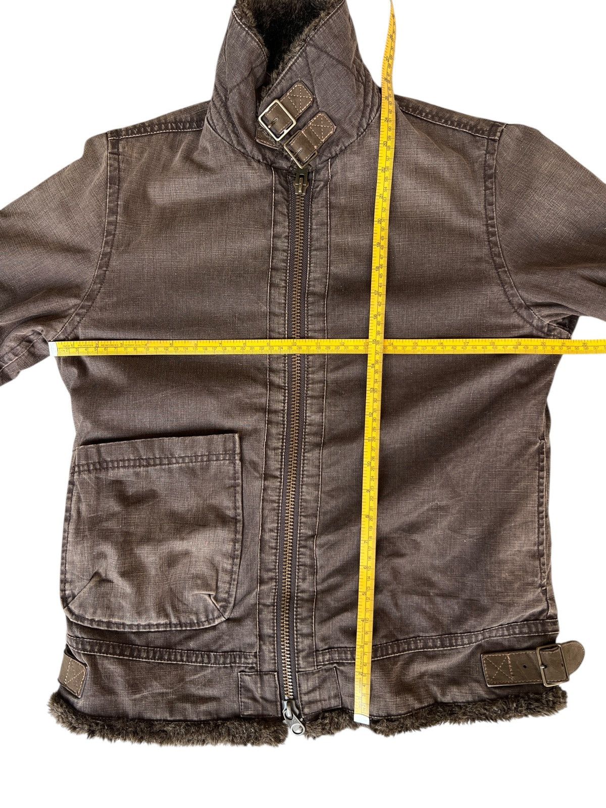 Johnbull Johnbull Alpaca Fur Canvas Sunfaded Brown Jacket Size US M / EU 48-50 / 2 - 15 Thumbnail