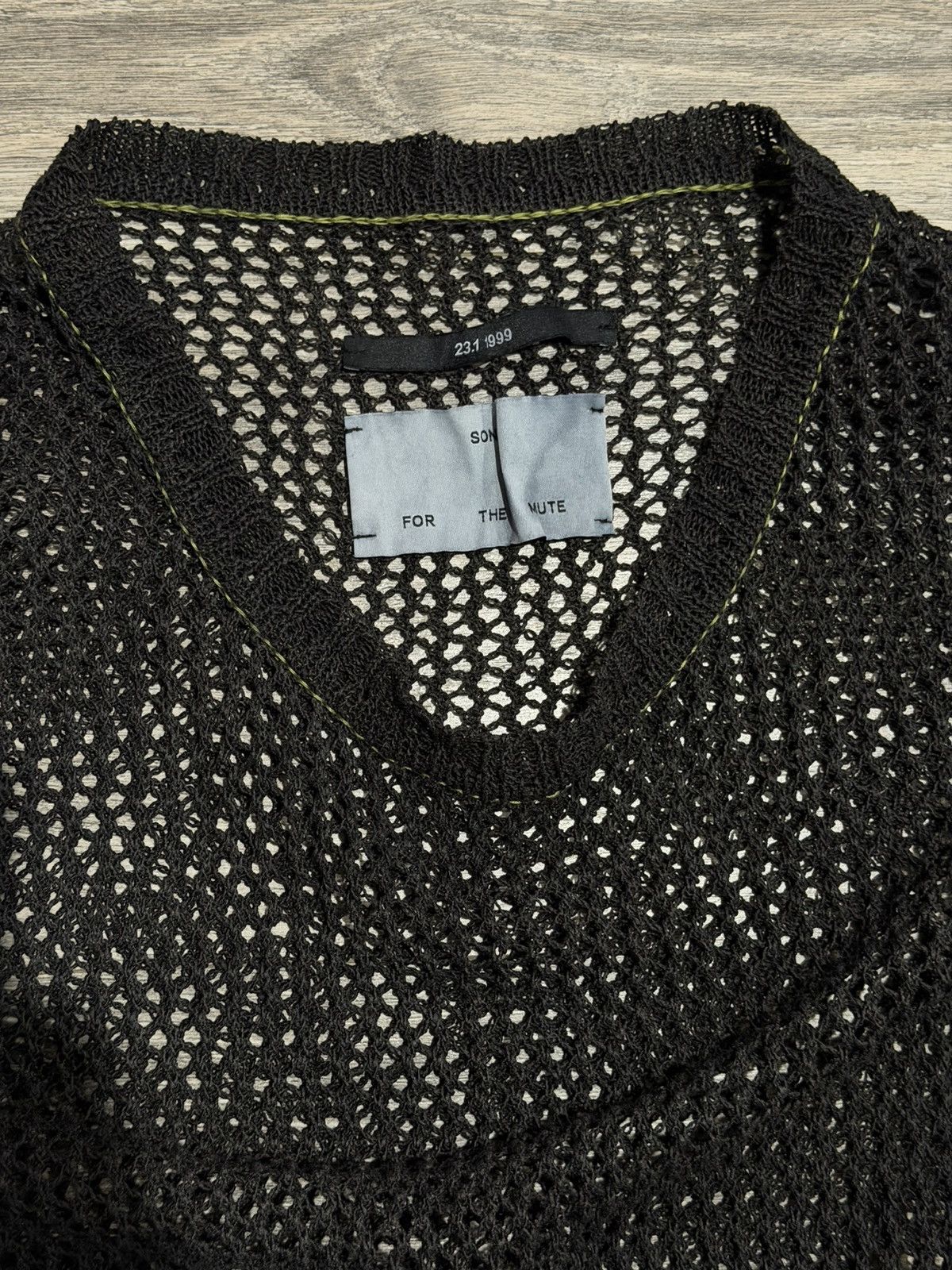 Song For The Mute Song for the mute Oversized Sheer Sweater sz2 Size US M / EU 48-50 / 2 - 3 Thumbnail