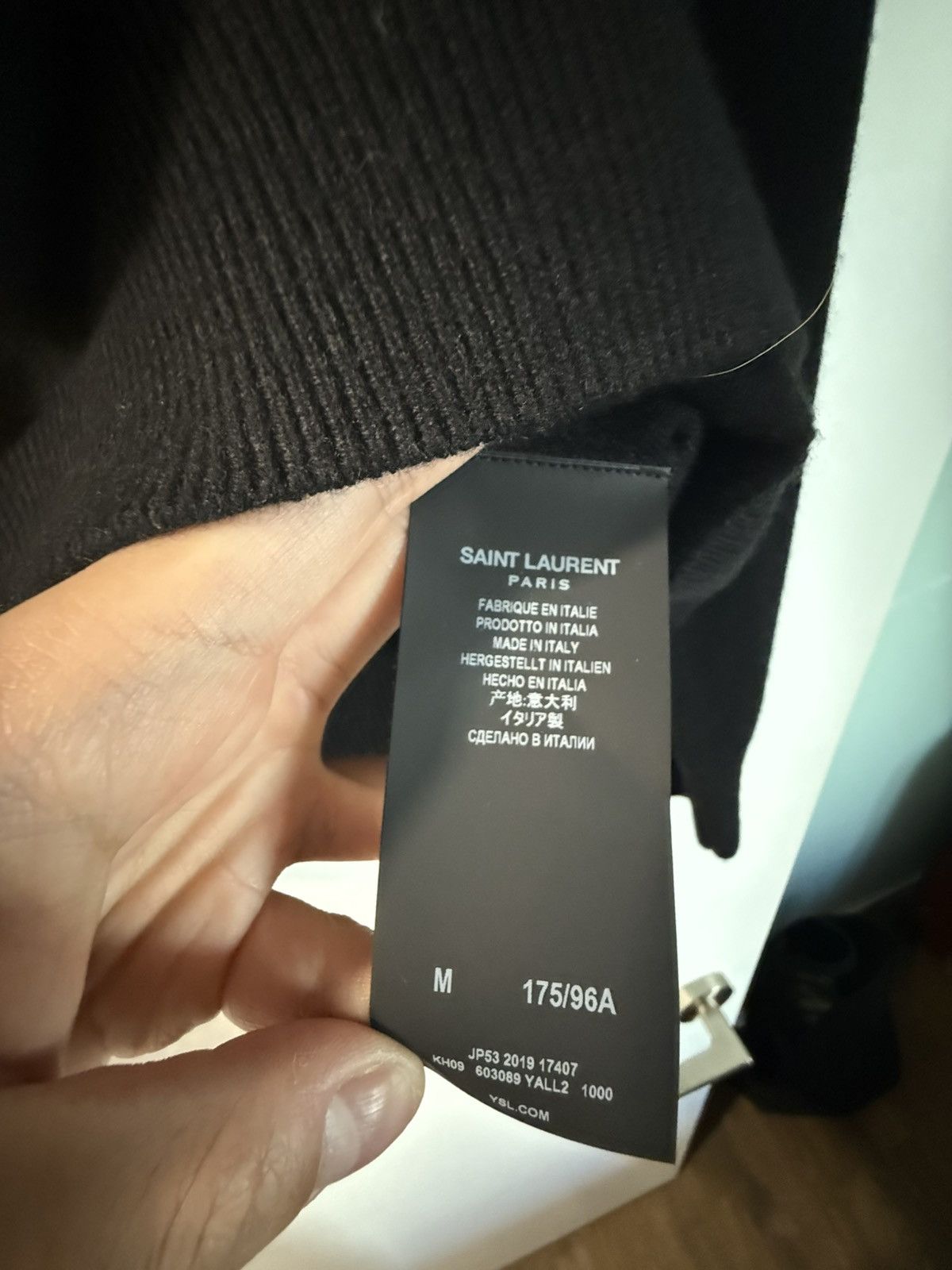 Saint Laurent Paris Ysl cashmere sweater Size US M / EU 48-50 / 2 - 4 Thumbnail