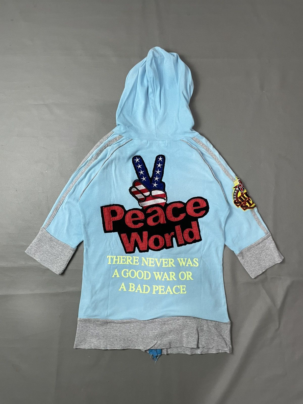 Hysteric Glamour Place Plan Zip Up Hoodie Peace World surf Size L / US 10 / IT 46 - 2 Thumbnail