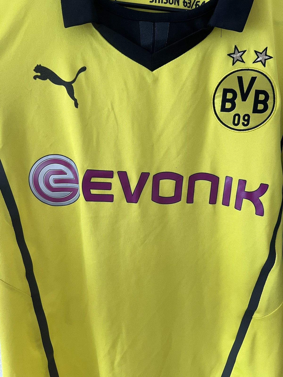 Puma BORUSSIA DORTMUND 2013 2014 HOME SHIRT JERSEY PUMA #14 JOJIC Size US S / EU 44-46 / 1 - 6 Thumbnail
