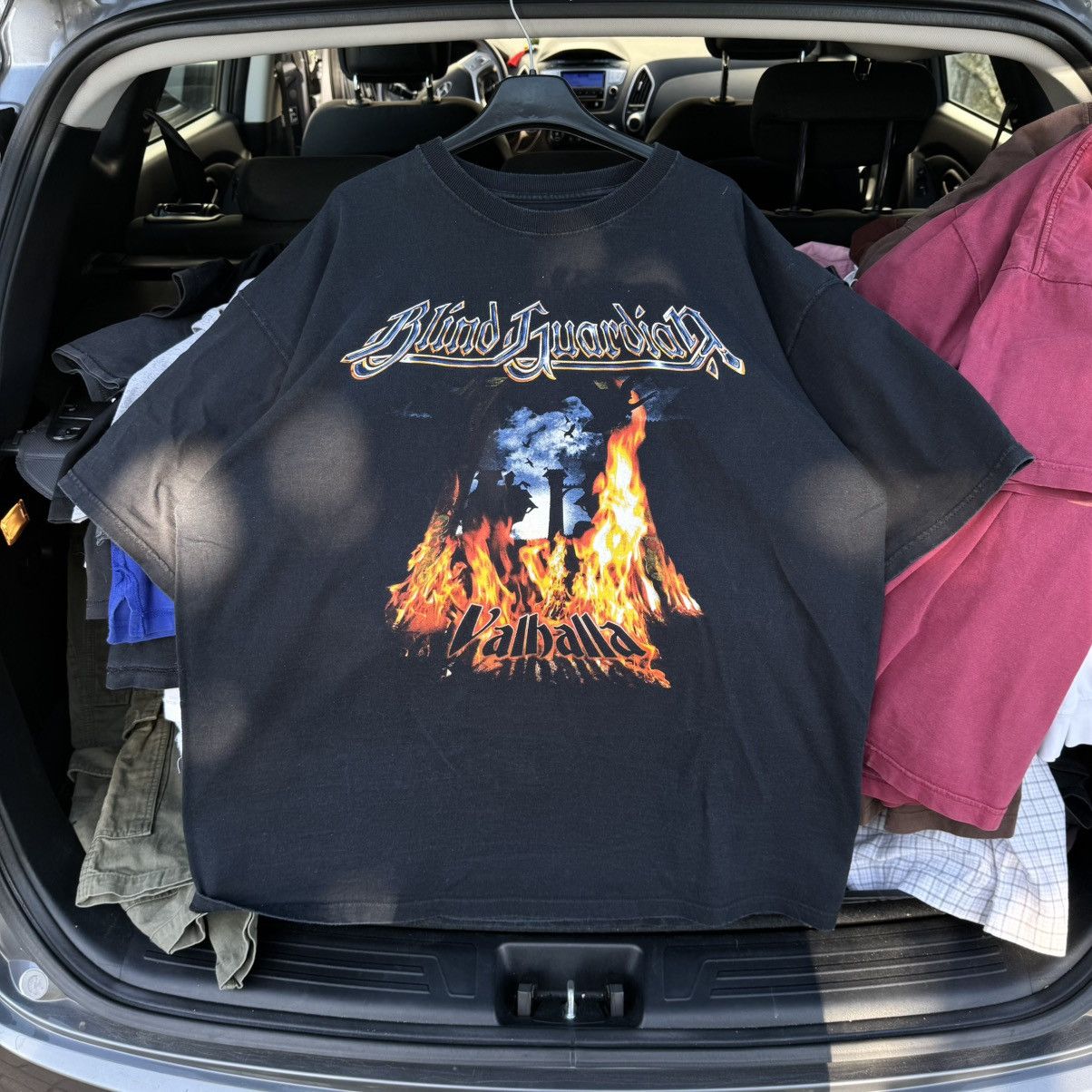 Band Tees Blind Guardian Valhalla Album Metal Band Tee Vintage Washed Size US XXL / EU 58 / 5 - 6 Thumbnail