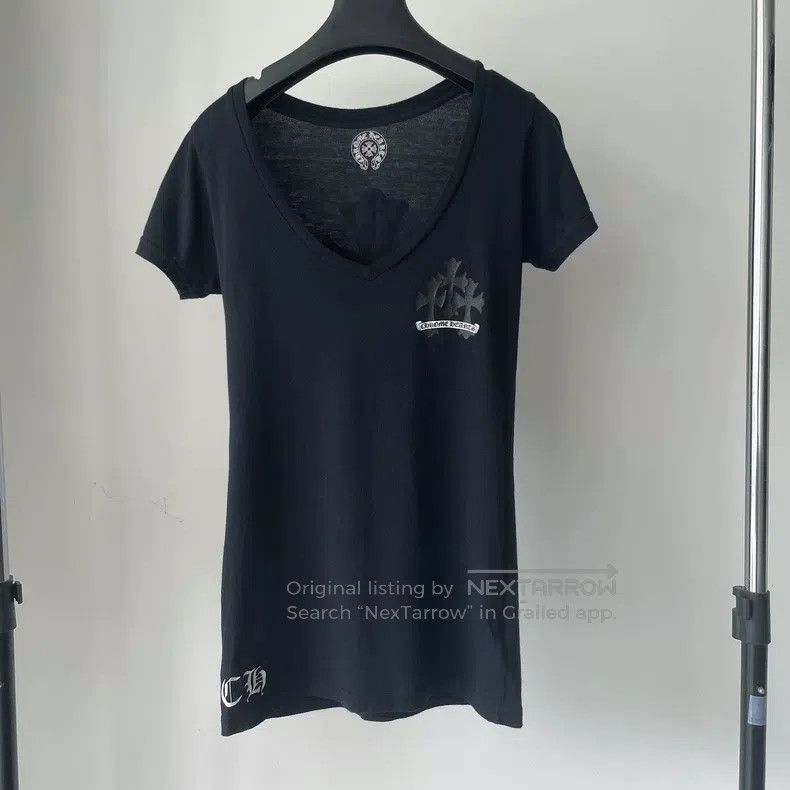 Chrome Hearts CHROME HEARTS Size S Black full printed cross stripes three Size US S / EU 44-46 / 1 - 1 Thumbnail