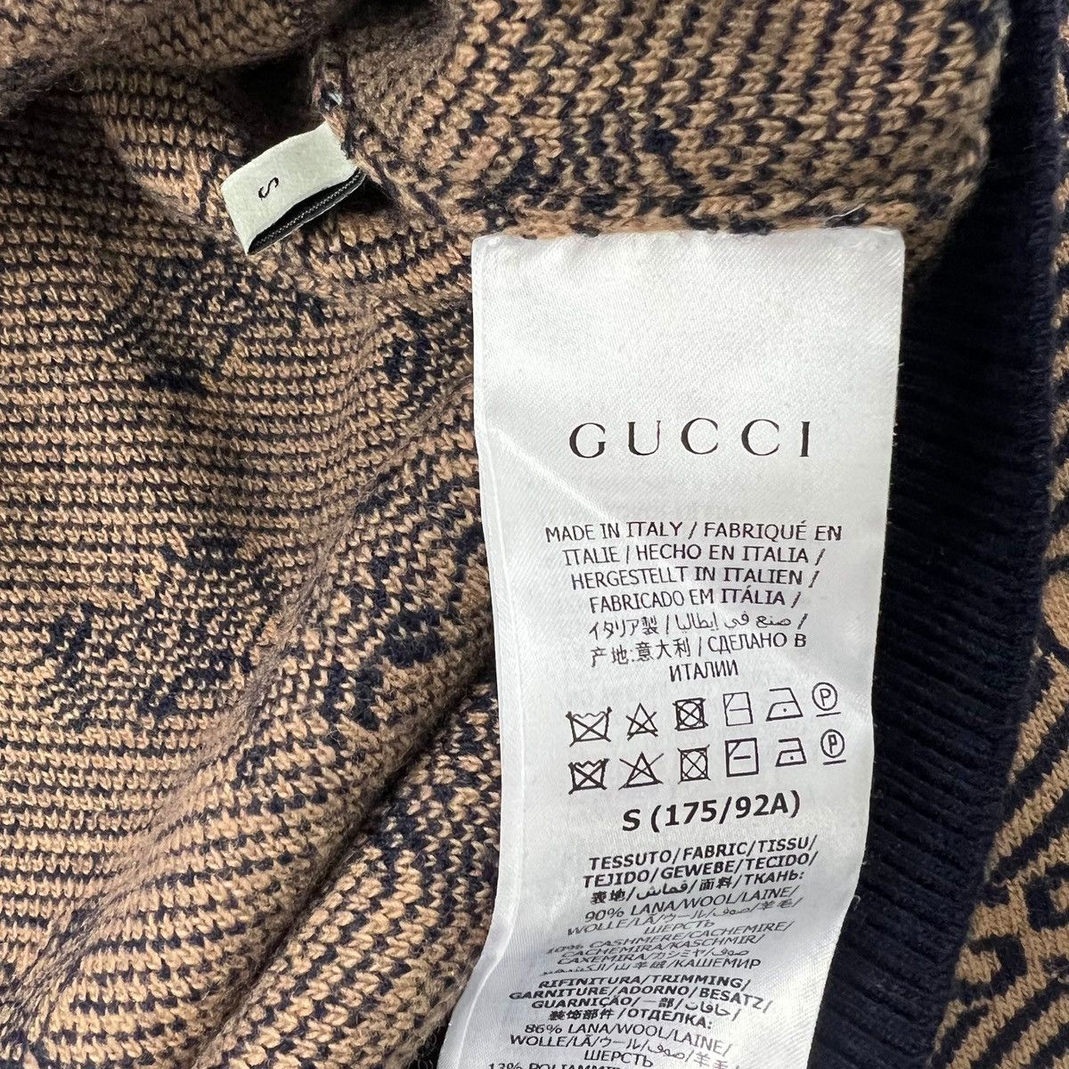 Gucci Gucci GG Monogram V Neck Sweater Size US S / EU 44-46 / 1 - 4 Thumbnail