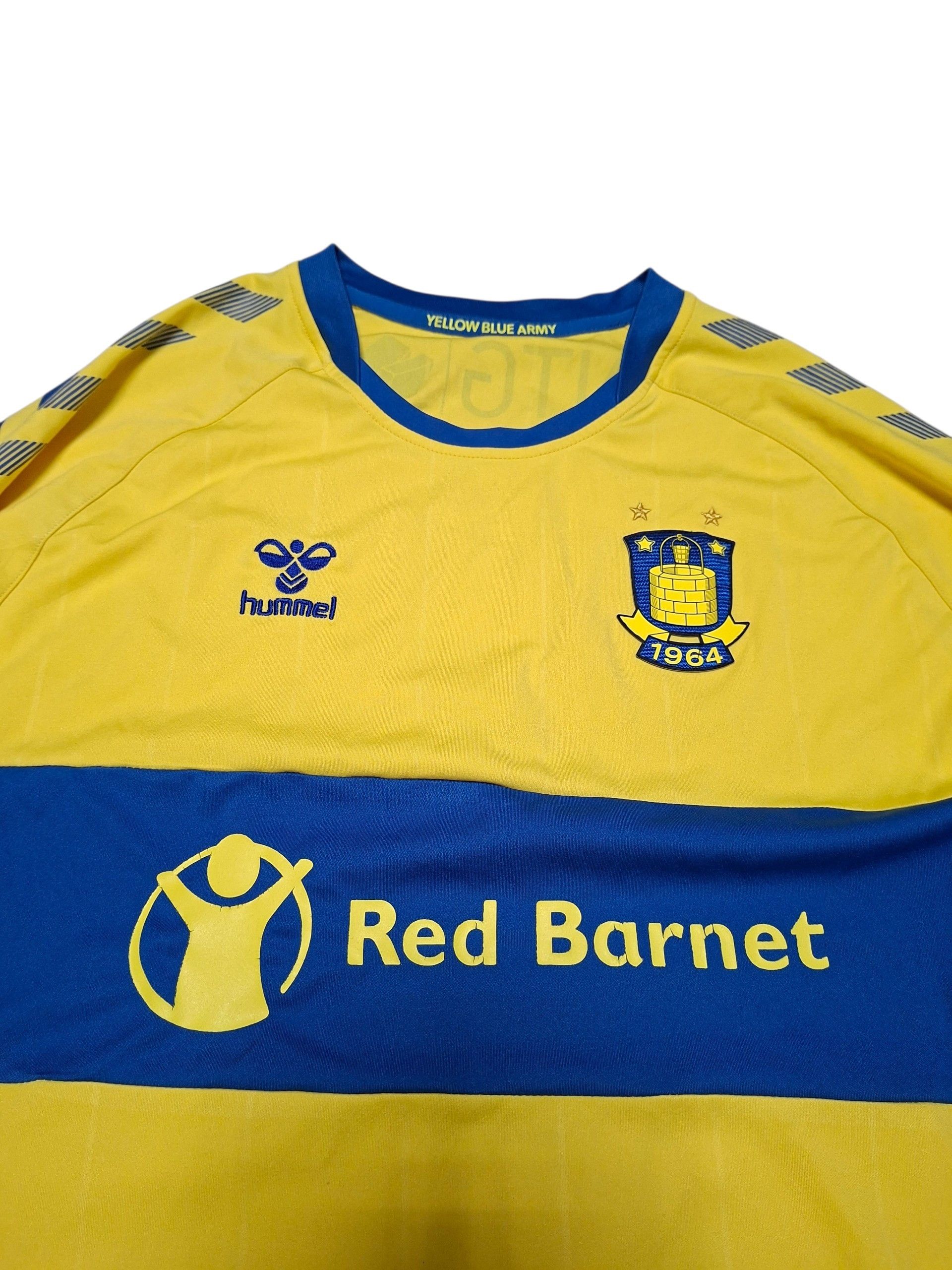 Hummel BRONDBY HUMMEL VINTAGE 2020/2021 LONG SOCCER JERSEY Size US L / EU 52-54 / 3 - 2 Thumbnail