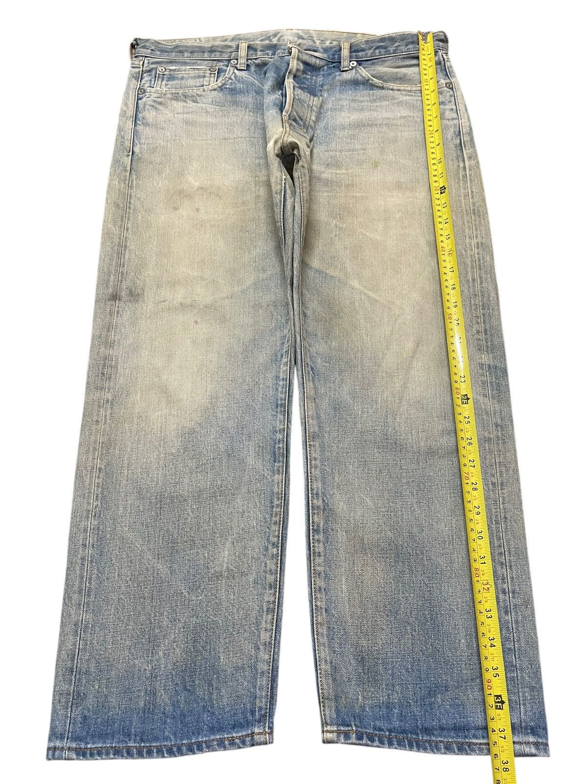 JNCO Vintage Japanese Brand Mud Faded Wash Style Baggy Jeans Size US 36 / EU 52 - 12 Thumbnail