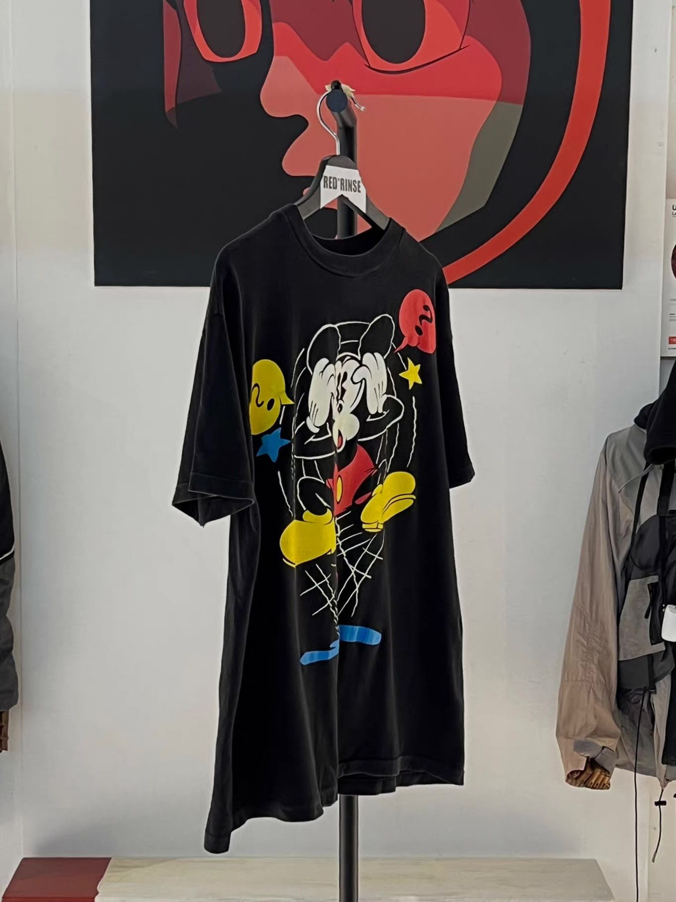 Vintage 90s Vintage Disney Mickey Tee Q13 Size US L / EU 52-54 / 3 - 2 Thumbnail