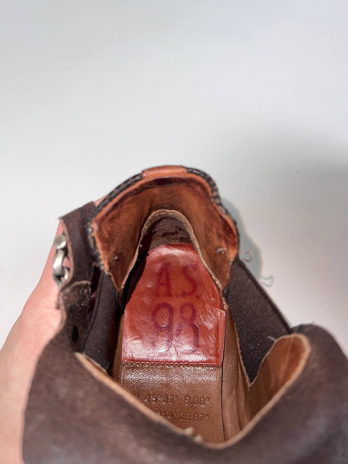 A.S.98 A.S.98 chelsea ankle boots leather size 38 Size US 7 / IT 37 - 9 Thumbnail