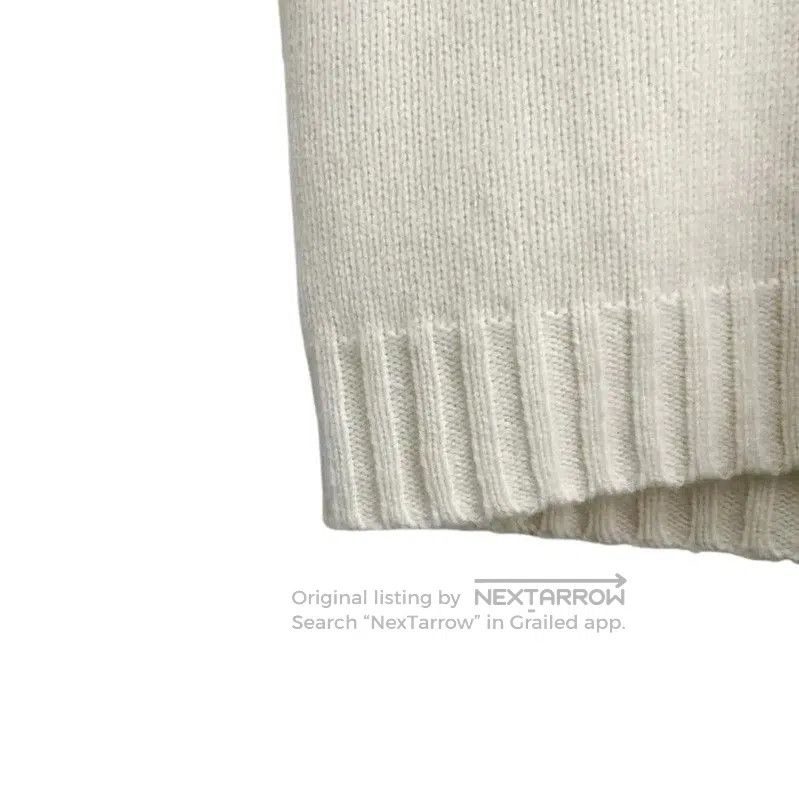 Max Mara MaxMara Cream Cotton Pullover Hoodie . Size L / US 10 / IT 46 - 4 Thumbnail
