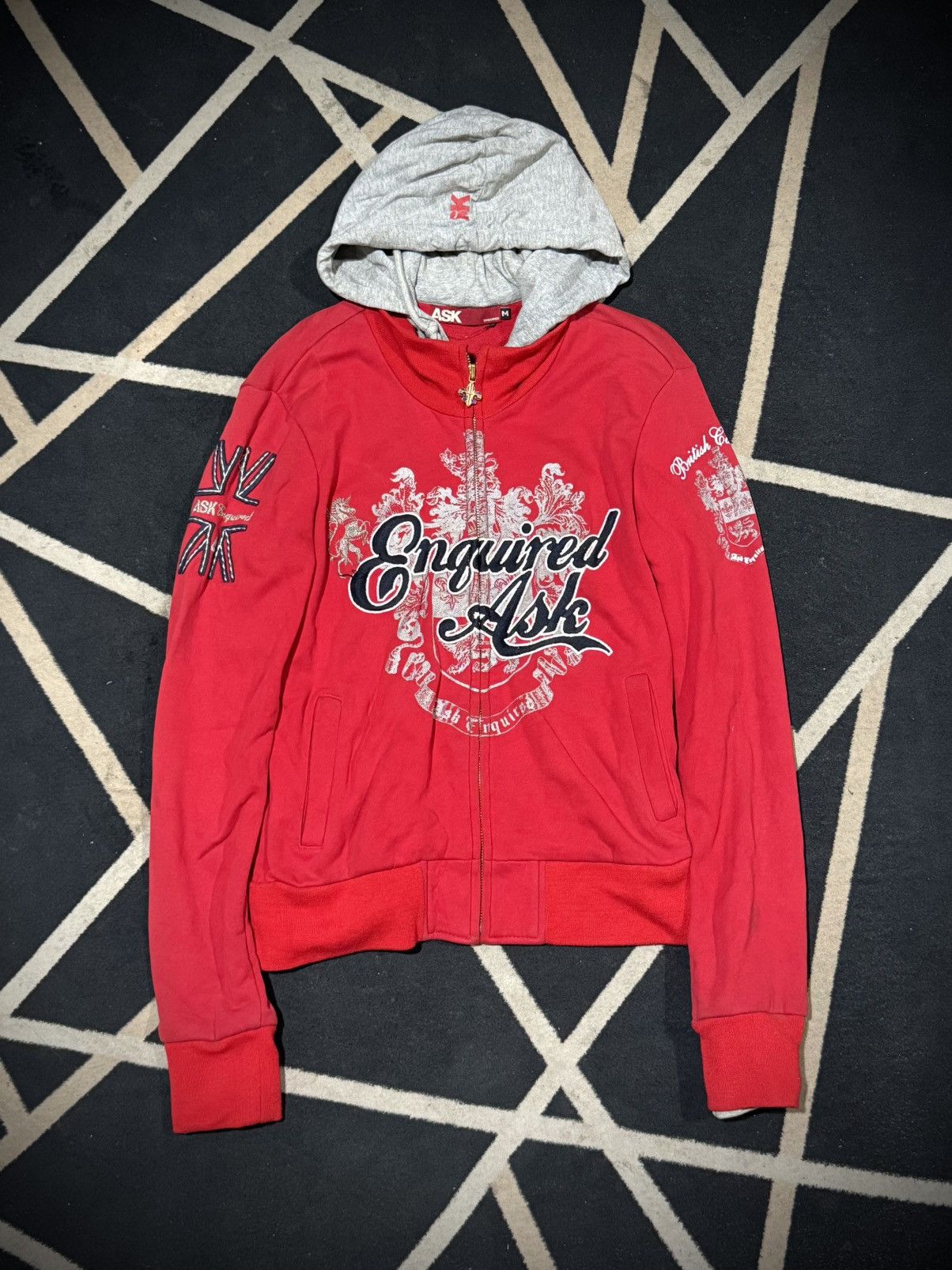 If Six Was Nine Double Layers Ask Enquired British Culture Hoodie Size US S / EU 44-46 / 1 - 2 Thumbnail