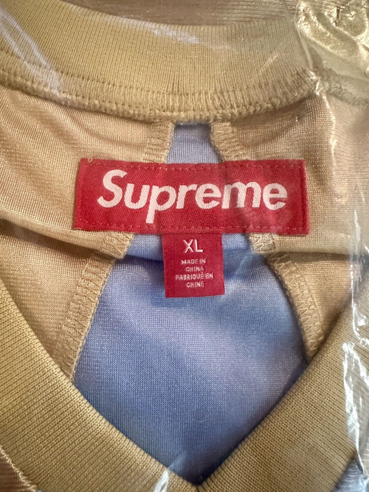 Supreme Supreme Star Football Jersey Gold Size XL Ready To Ship! Size US XL / EU 56 / 4 - 2 Thumbnail