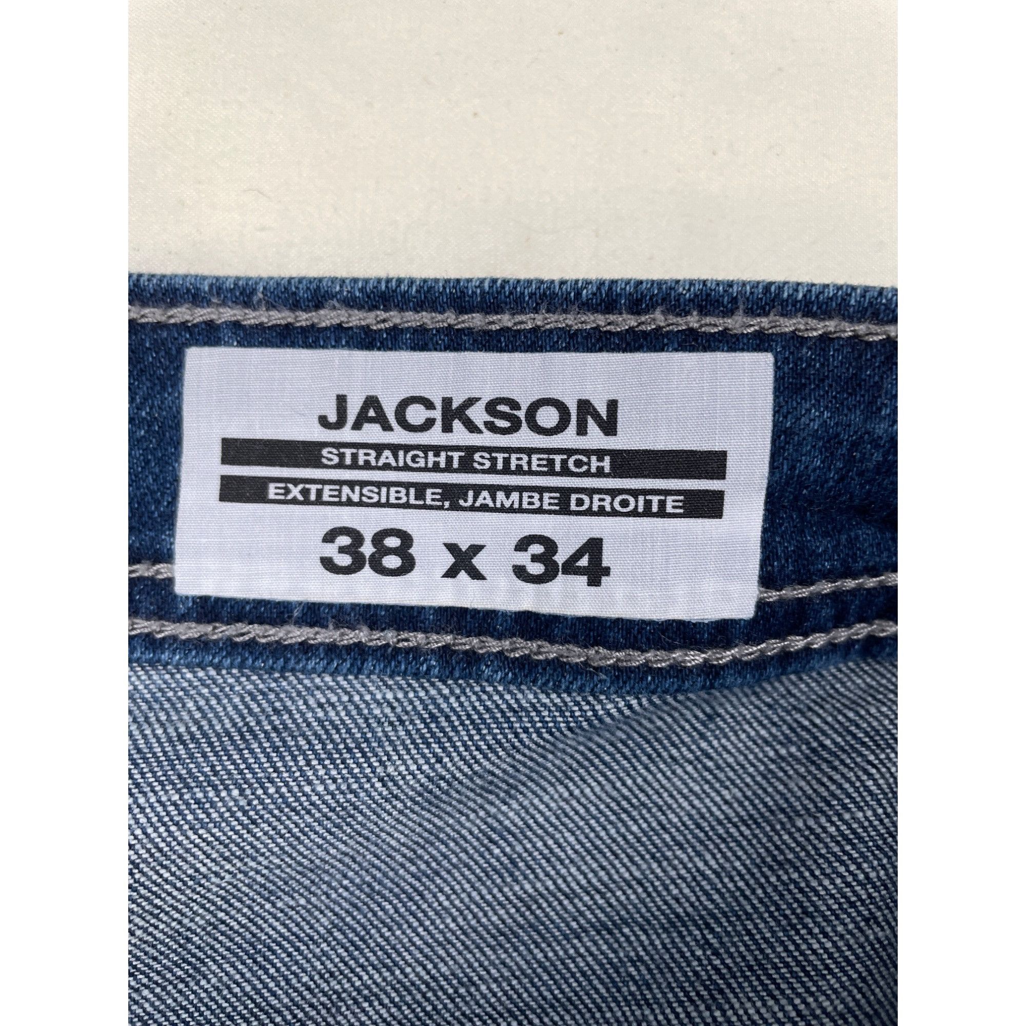 Buffalo David Bitton Buffalo David Bitton Jackson Men's Blue Jeans Straight Stret Size US 38 / EU 54 - 4 Thumbnail