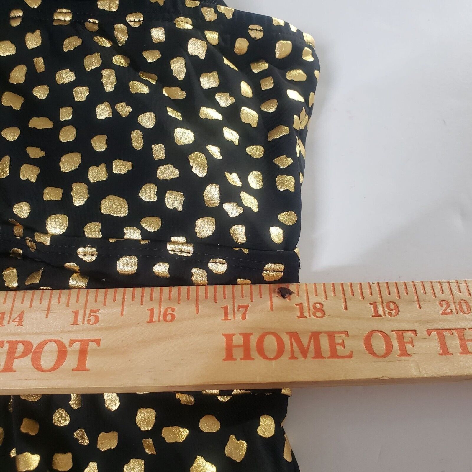 Designer Swim 365 Skirted Swim Dress Womens Size 24 Black Gold Size 4XL / US 24-26 - 13 Thumbnail