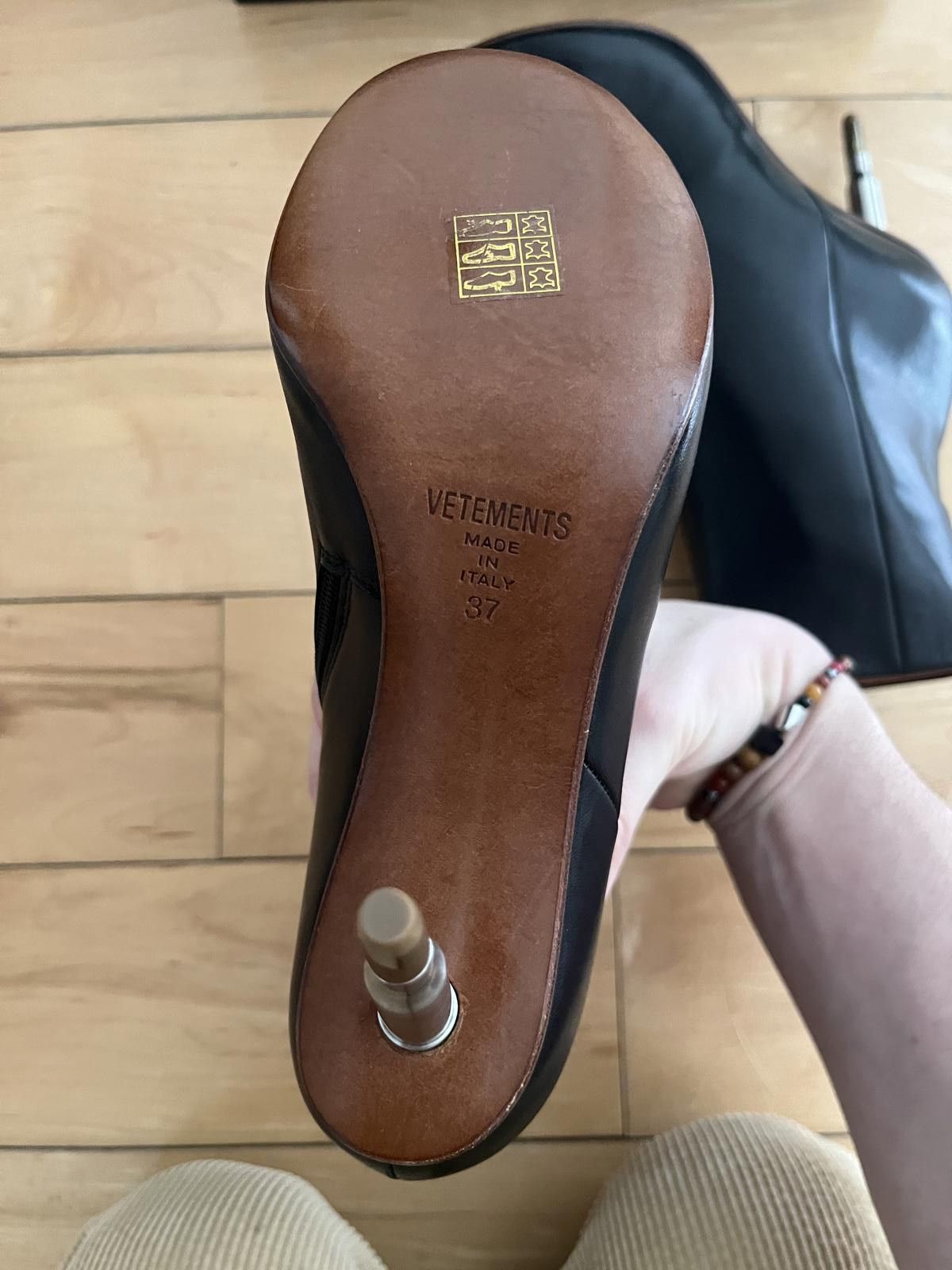 Vetements NWB - Vetements Bullet Heel Boots Size US 7 / IT 37 - 3 Thumbnail