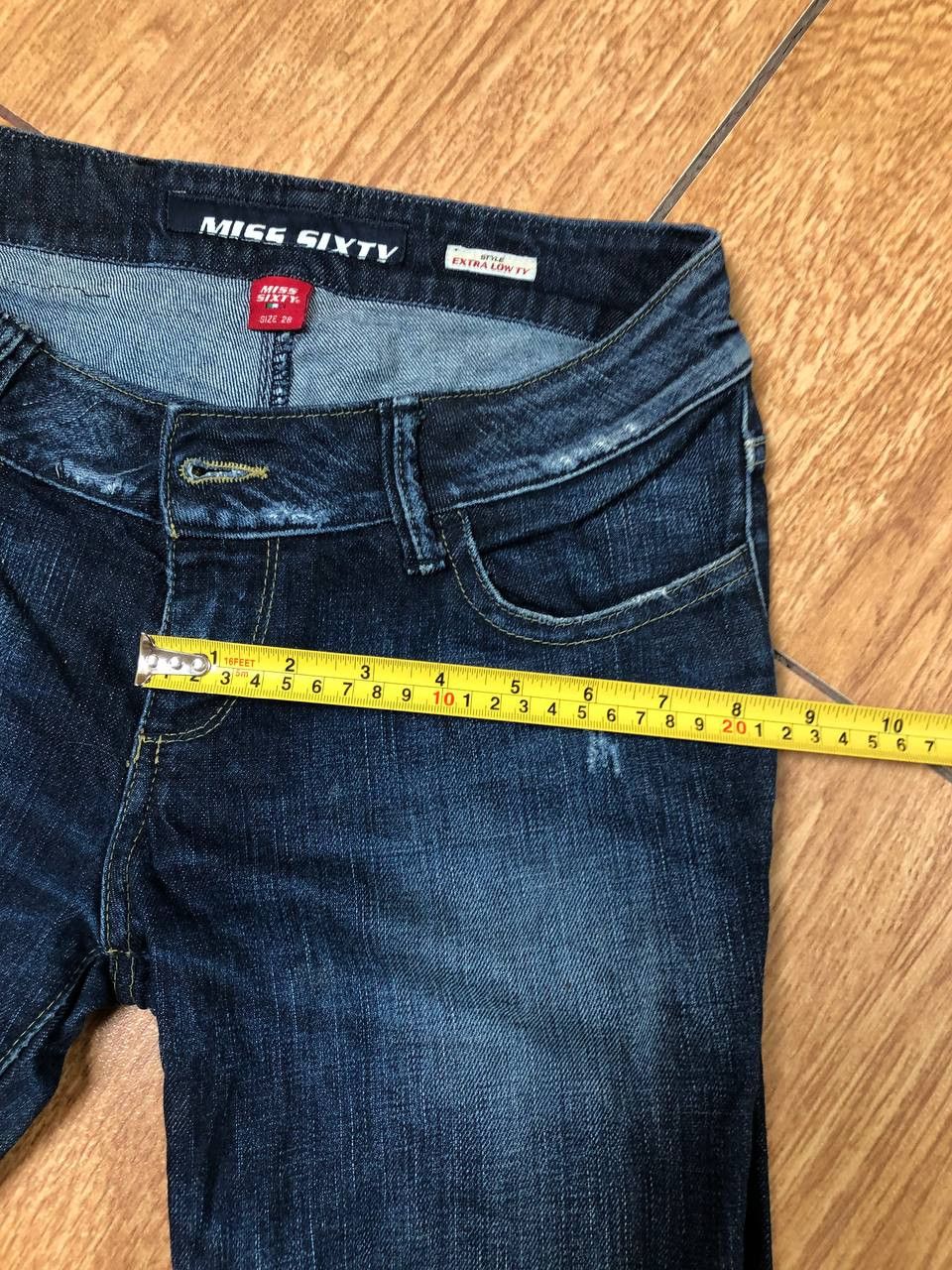 Japanese Brand Dirty Painted Distressed Thrashed Faded Baggy Jeans Y2K Size US 28 / EU 44 - 19 Thumbnail