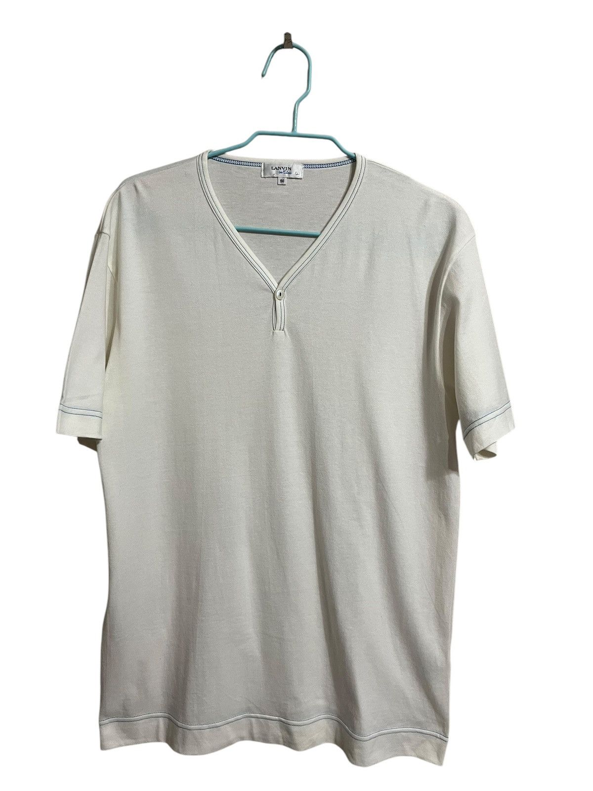 Lanvin Vintage Lanvin Plain Single Button Size US M / EU 48-50 / 2 - 2 Thumbnail
