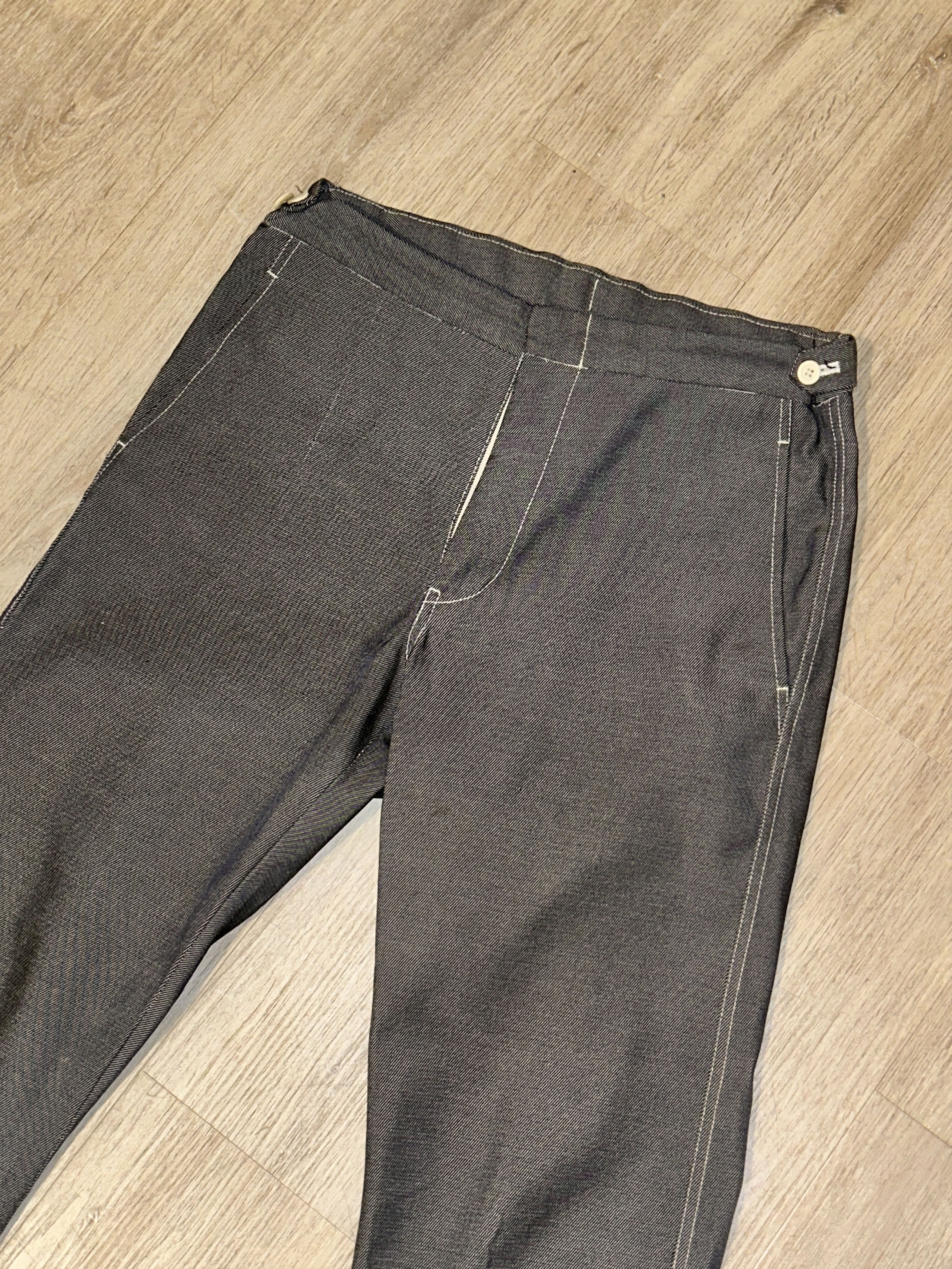 Comme des Garcons Homme Plus Comme Des Garcons Homme Plus Grey Pants Size US 32 / EU 48 - 2 Thumbnail