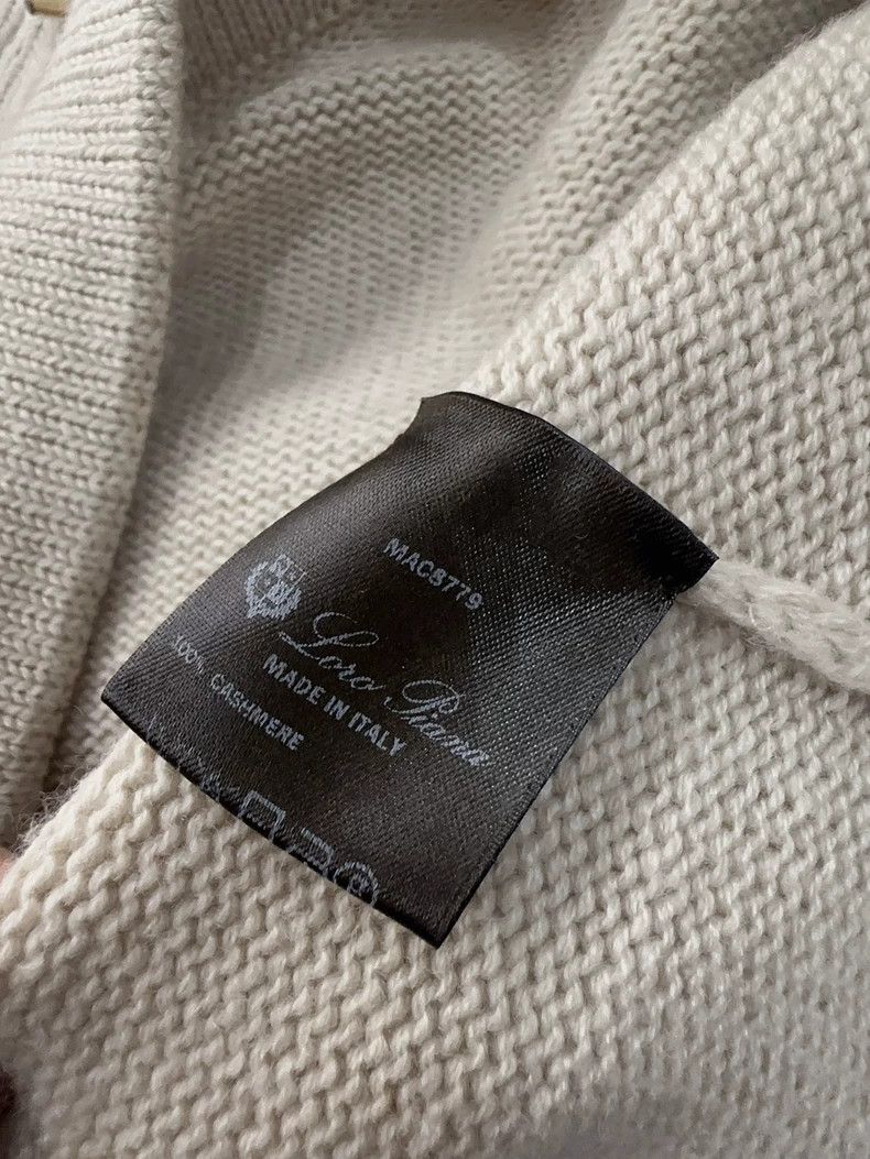 Loro Piana LORO PIANA Cashmere turned-down collar sweater Size S / US 4 / IT 40 - 6 Thumbnail