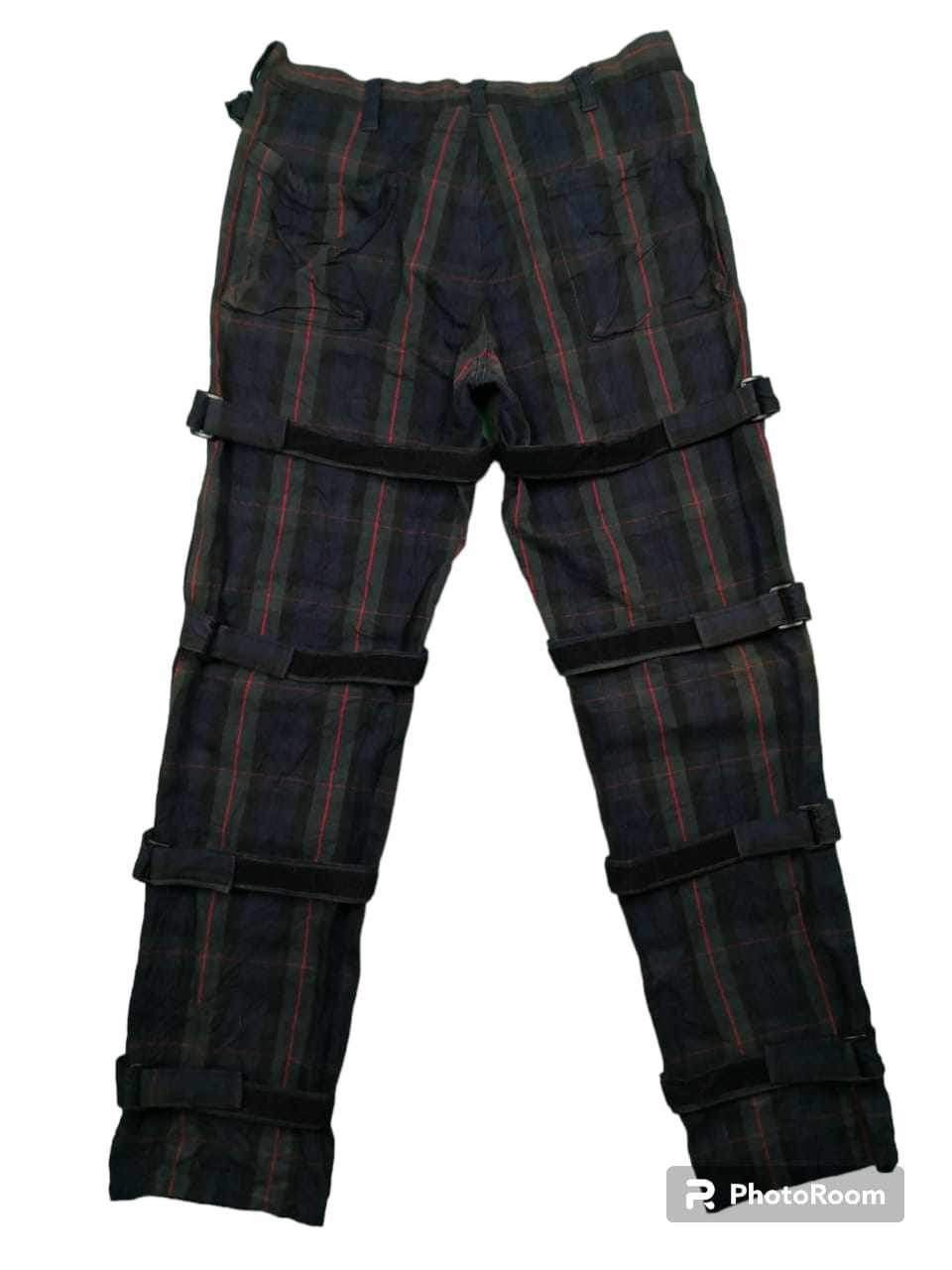 20471120 🔥MILKBOY GREEN TARTAN BONDAGE PANTS Size US 31 - 1 Thumbnail