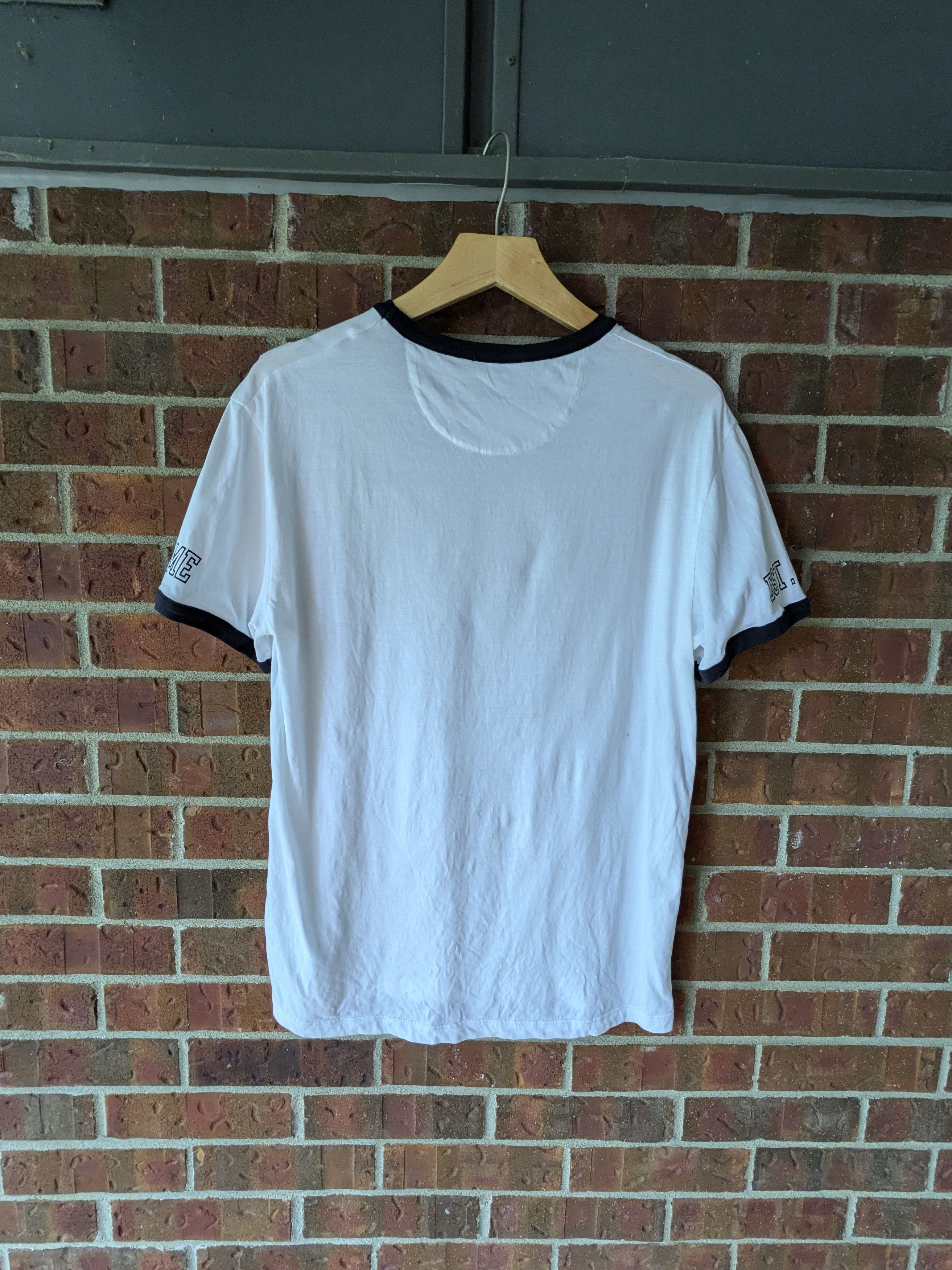 Valentino Valentino white and navy graphic ringer tee Size US M / EU 48-50 / 2 - 6 Thumbnail