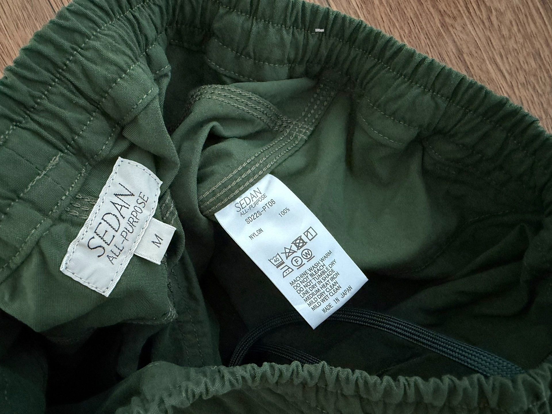 Japanese Brand SEDAN All-Purpose Nylon Shorts Size US 35 - 3 Thumbnail