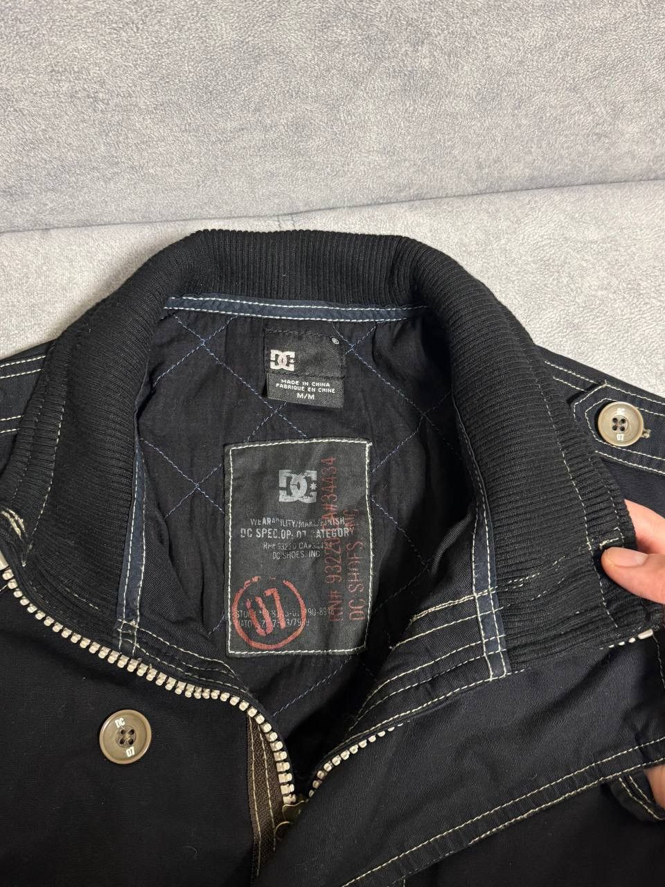 DC Vintage DC 07 Y2K Bomber Jacket Black Size M Size US M / EU 48-50 / 2 - 6 Thumbnail
