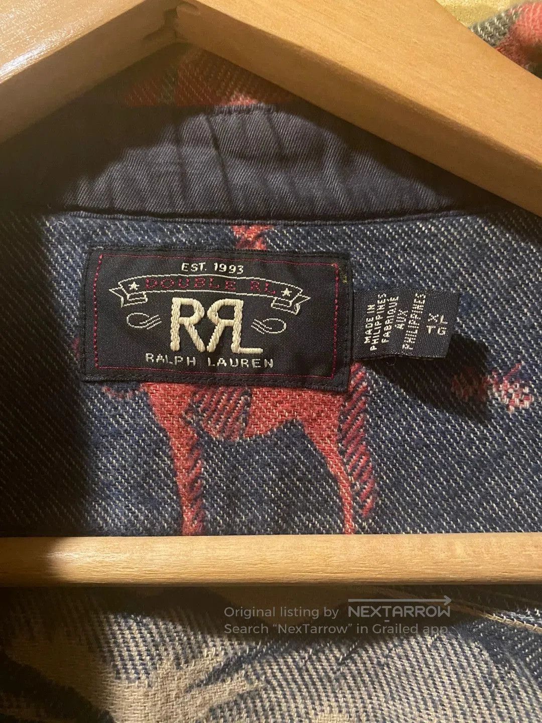 RRL Ralph Lauren Vintage RRL Southwestern Style Shirt. Size US XL / EU 56 / 4 - 7 Thumbnail