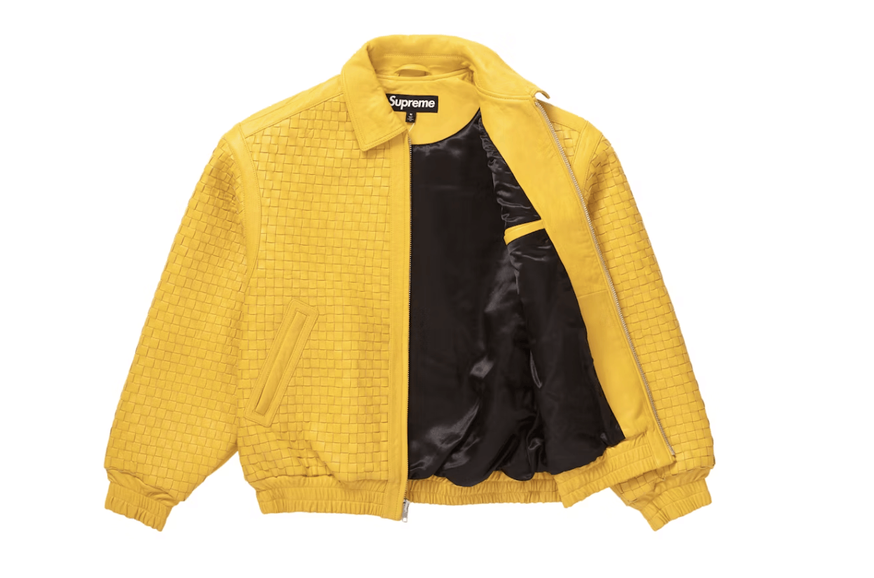 Supreme Supreme Woven Leather Jacket Size US M / EU 48-50 / 2 - 6 Thumbnail