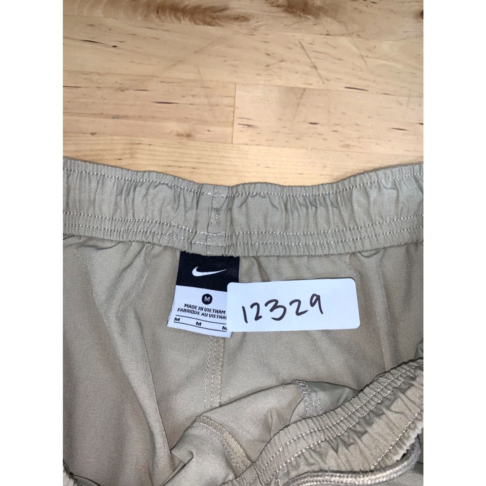 Nike **Nike Mens M Beige Gym Shorts Drawstring Activewear Training** User: **Nike Mens M Beige Drawstring Gym Shorts Activewear Training** Size US 31 - 2 Thumbnail