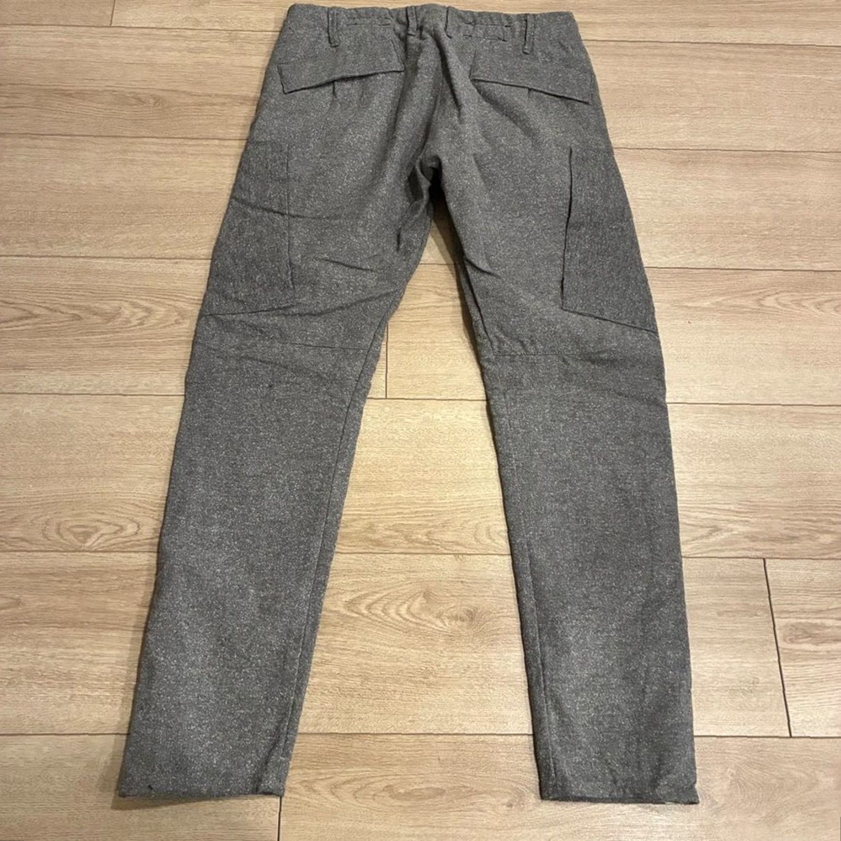 Vintage VINTAGE Rogan Sweatpants Y2K Gray Speckle Flannel Zippers Cargo Taper Size 32 Mens Size US 32 / EU 48 - 8 Thumbnail