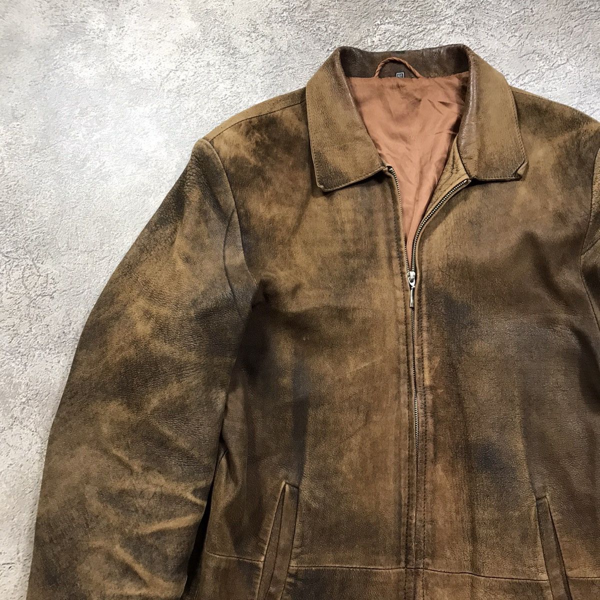 If Six Was Nine VINTAGE LEATHER JACKET JAPAN STREETWEAR NAPOLEON STYLE Size US L / EU 52-54 / 3 - 2 Thumbnail