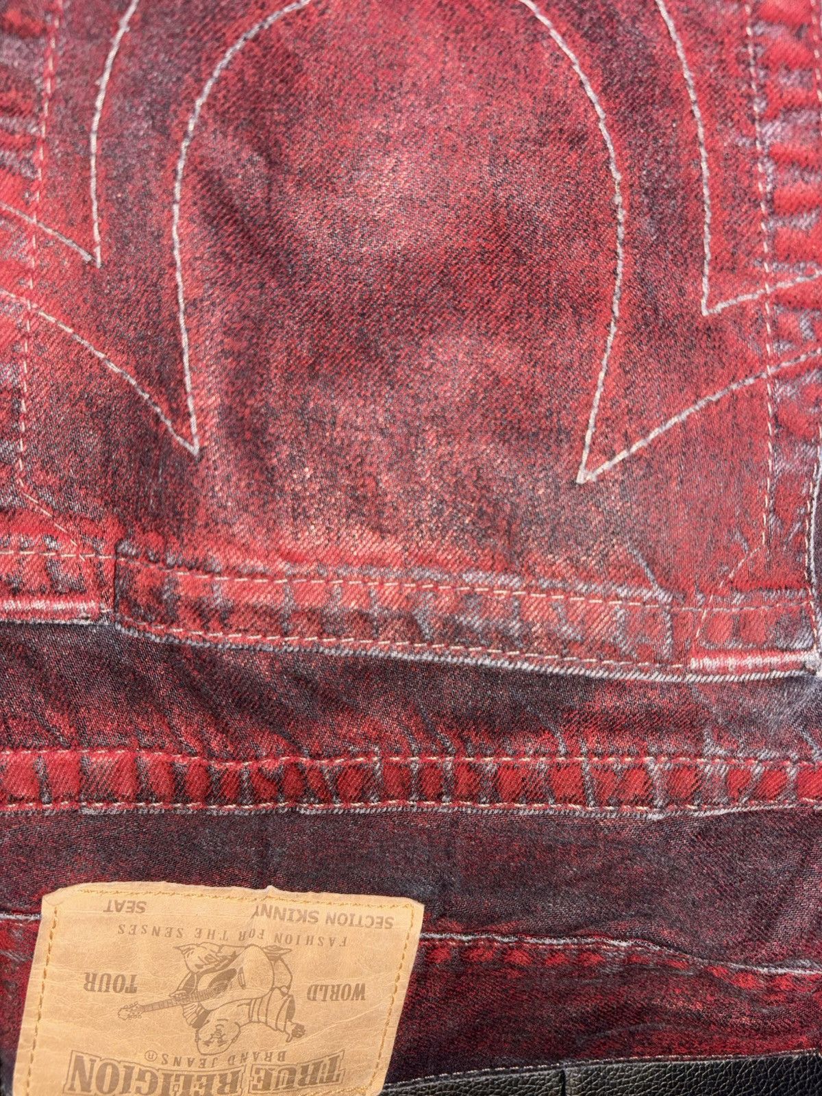 True Religion Blood red True Religion jeans Size US 36 / EU 52 - 2 Thumbnail
