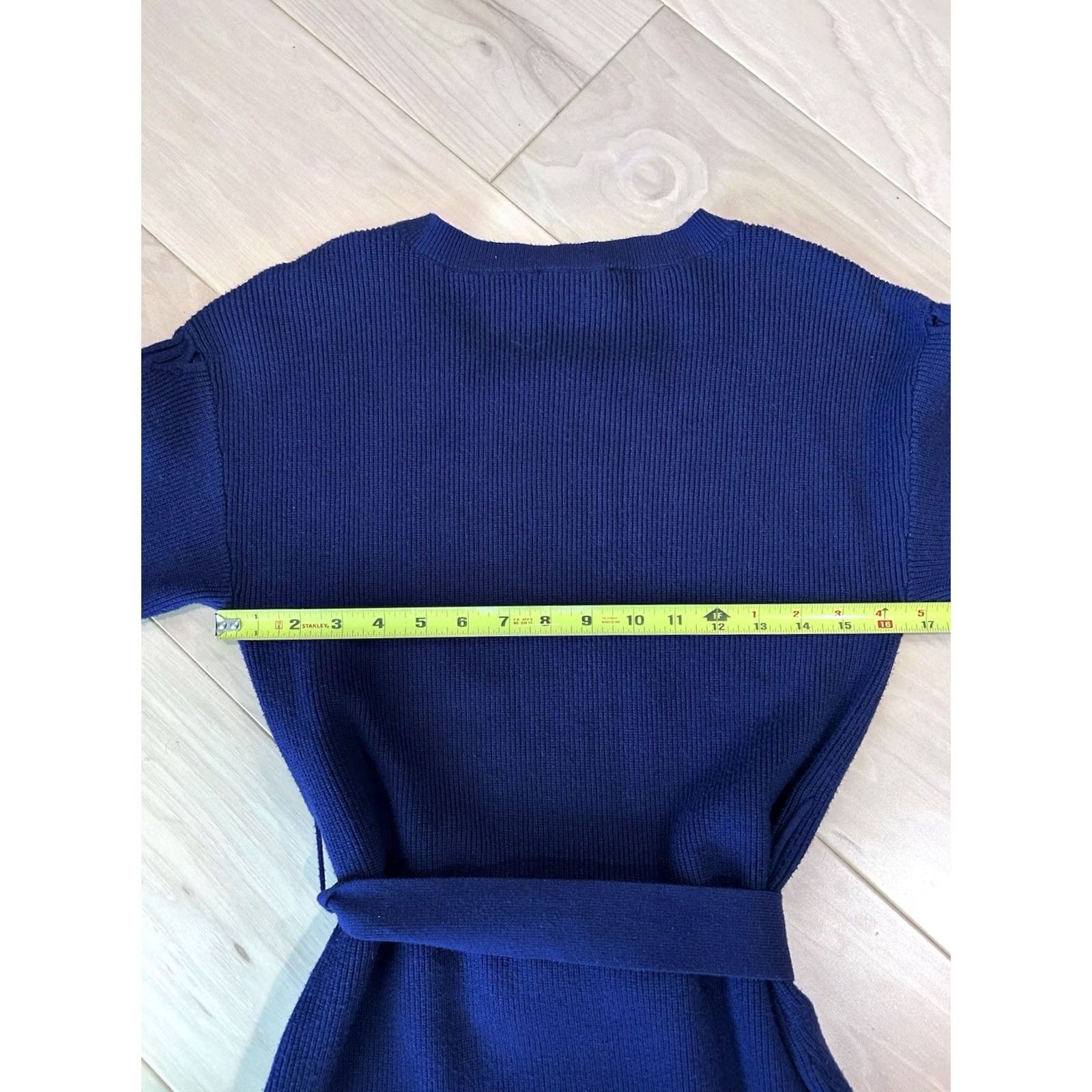 Vintage Sovereign Knit Blue Dress XS Size S / US 4 / IT 40 - 6 Thumbnail