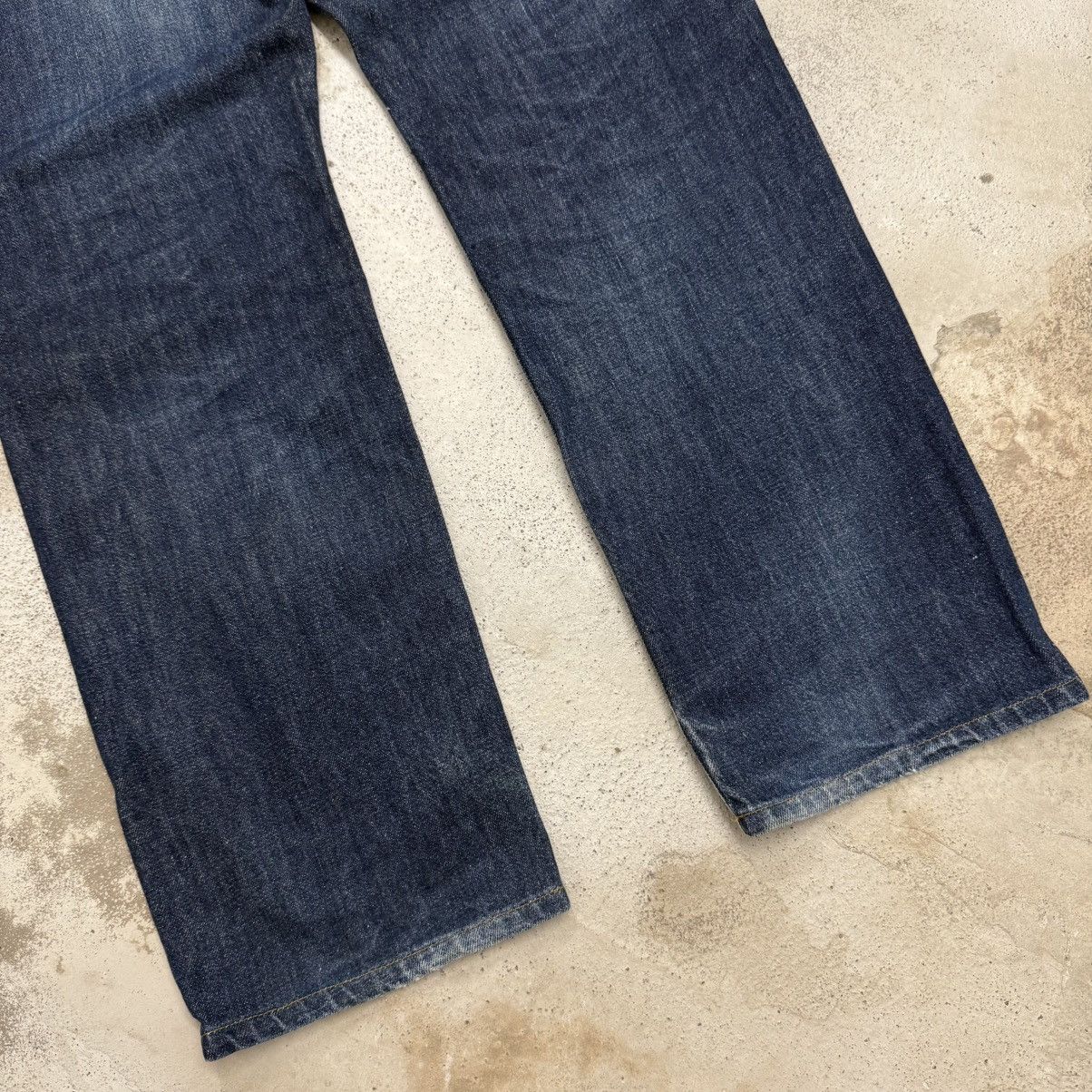 Edwin Vintage Edwin 503 Regular Rigid Distressed Denim Pants Size US 33 - 10 Thumbnail