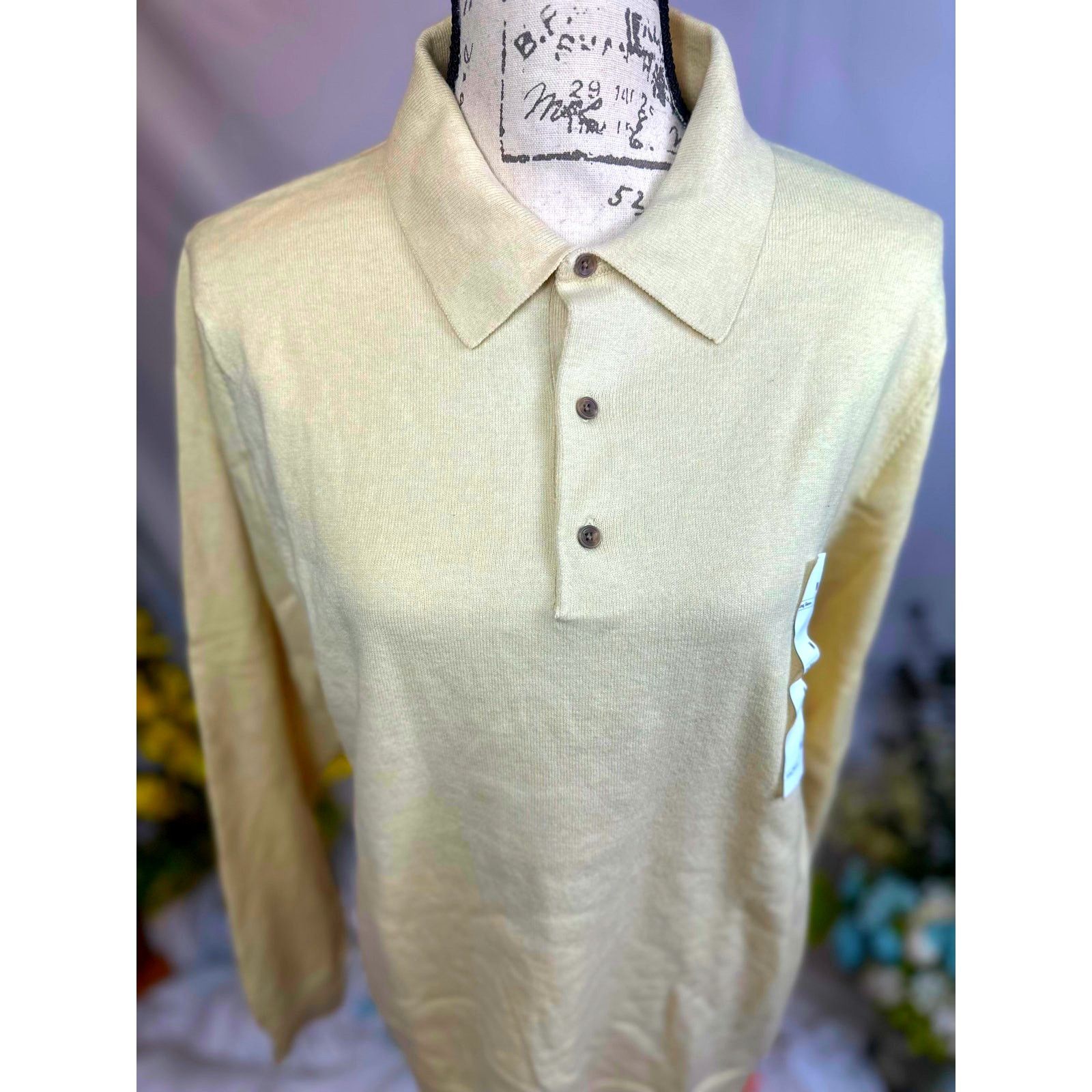 Other Men's Polo Collared Pullover Sweater Goodfellow & Co Cream M Size US M / EU 48-50 / 2 - 5 Thumbnail