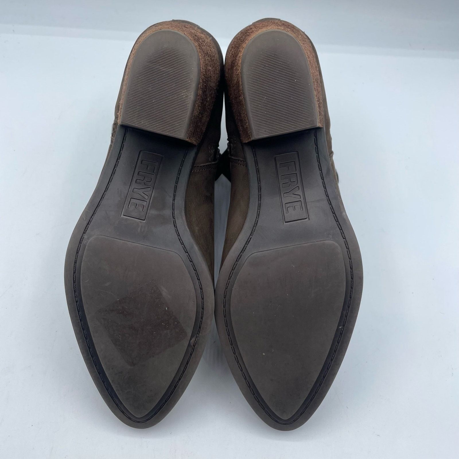 Frye Frye Judith Double Zip Leather Boots Brown Booties Women 6.5 Size US 6.5 / IT 36.5 - 7 Thumbnail