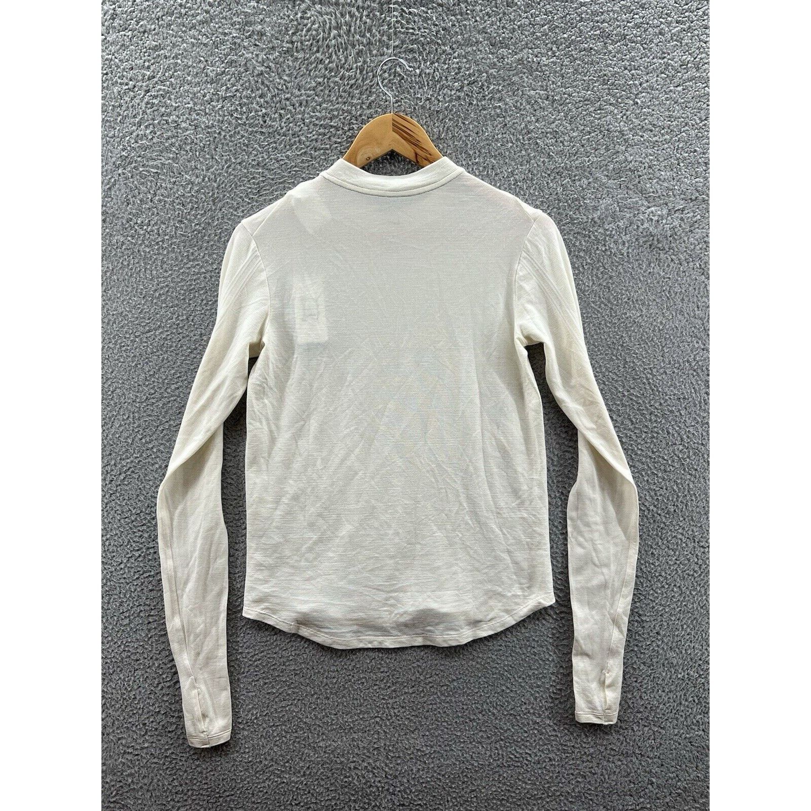 Nike Nike Swift Dri-FIT Mock-Neck Sail Long-Sleeve Running Top Size S / US 4 / IT 40 - 2 Thumbnail