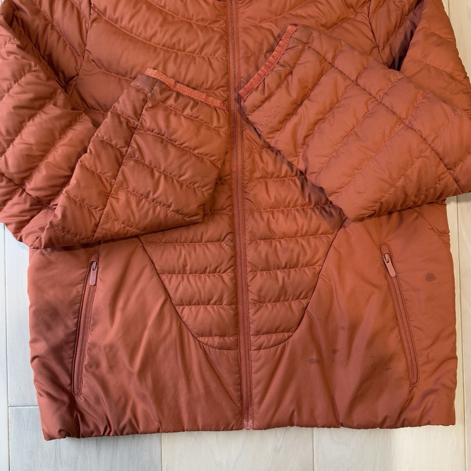 Lululemon Lululemon Down Jacket Women's 4 Orange Full Zip Insulated Size S / US 4 / IT 40 - 5 Thumbnail