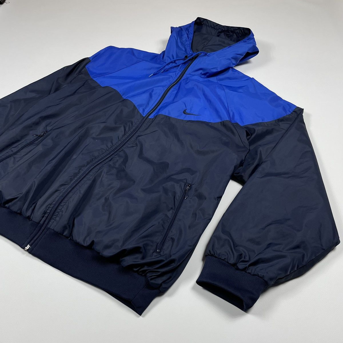 Nike × Vintage Vintage Nike Windrunner Track Nylon Jacket Swoosh Size US XL / EU 56 / 4 - 7 Thumbnail