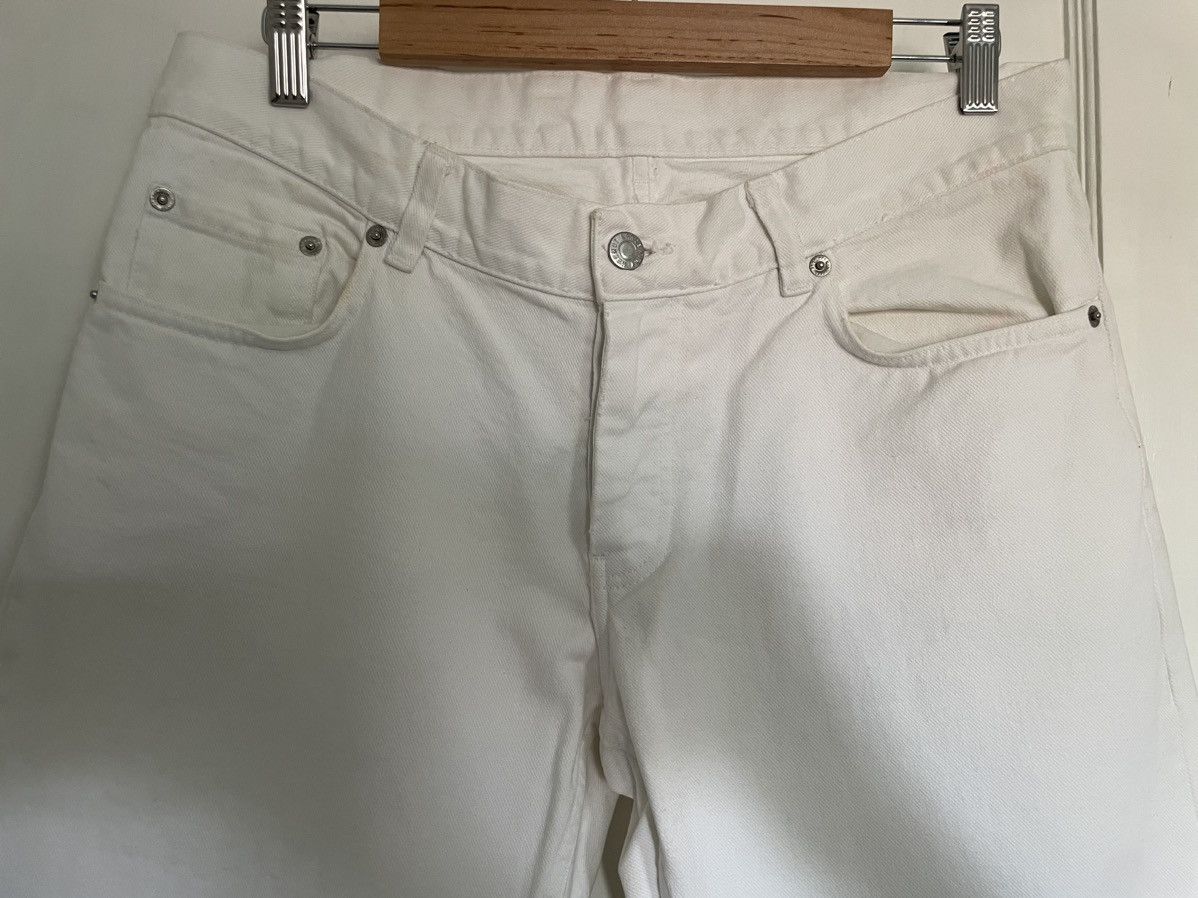 Helmut Lang Helmut Lang Vintage White Denim Size US 33 - 3 Thumbnail