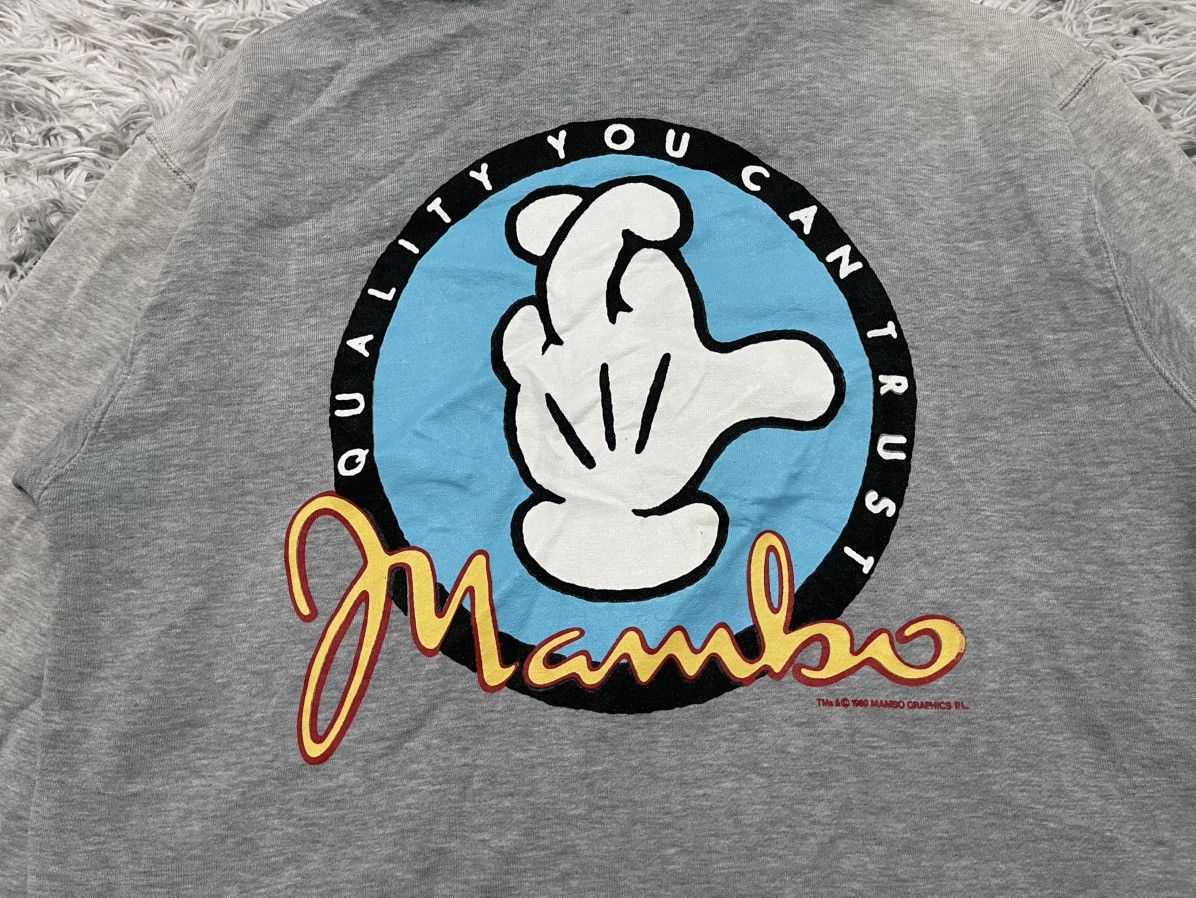 Mambo 1989 MAMBO “QUALITY YOU CAN TRUST” HOODIE ZIP UP DISTRESSED Size US M / EU 48-50 / 2 - 18 Thumbnail
