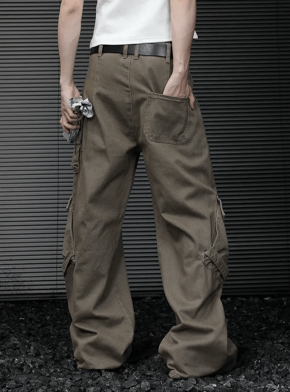 Japanese Brand × Vintage Outdoor retro fashion faded multi pocket cargo pants Size US 30 / EU 46 - 6 Thumbnail