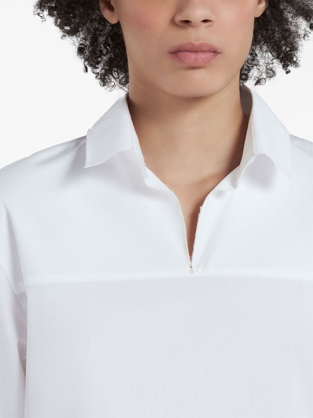 Marni o1w1db10125 Short Sleeve Cotton Shirt in White Size XL / US 12-14 / IT 48-50 - 4 Thumbnail